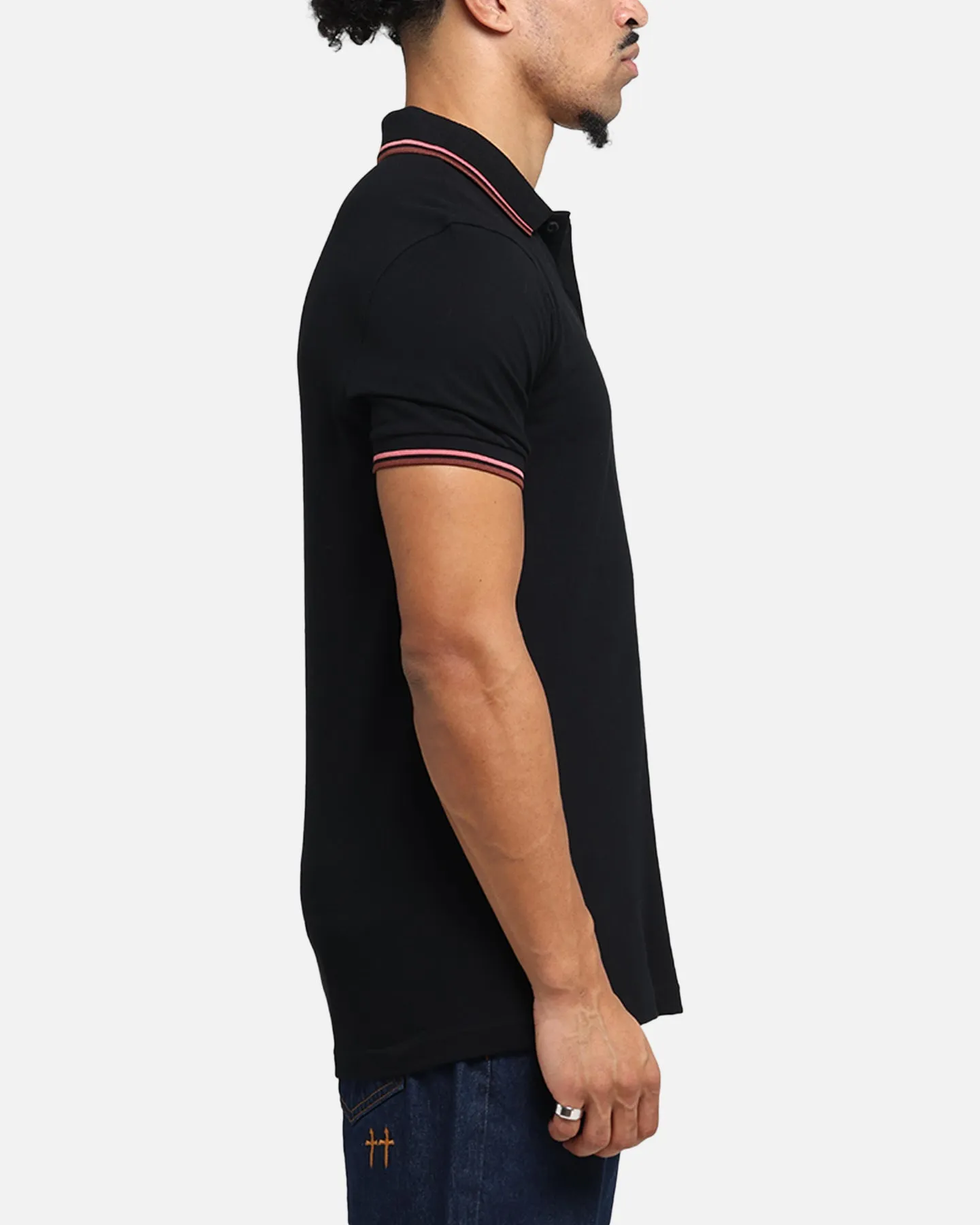 Fred Perry Twin Tipped Polo Shirt Black sold by Culture Kings product image thumbnail 4