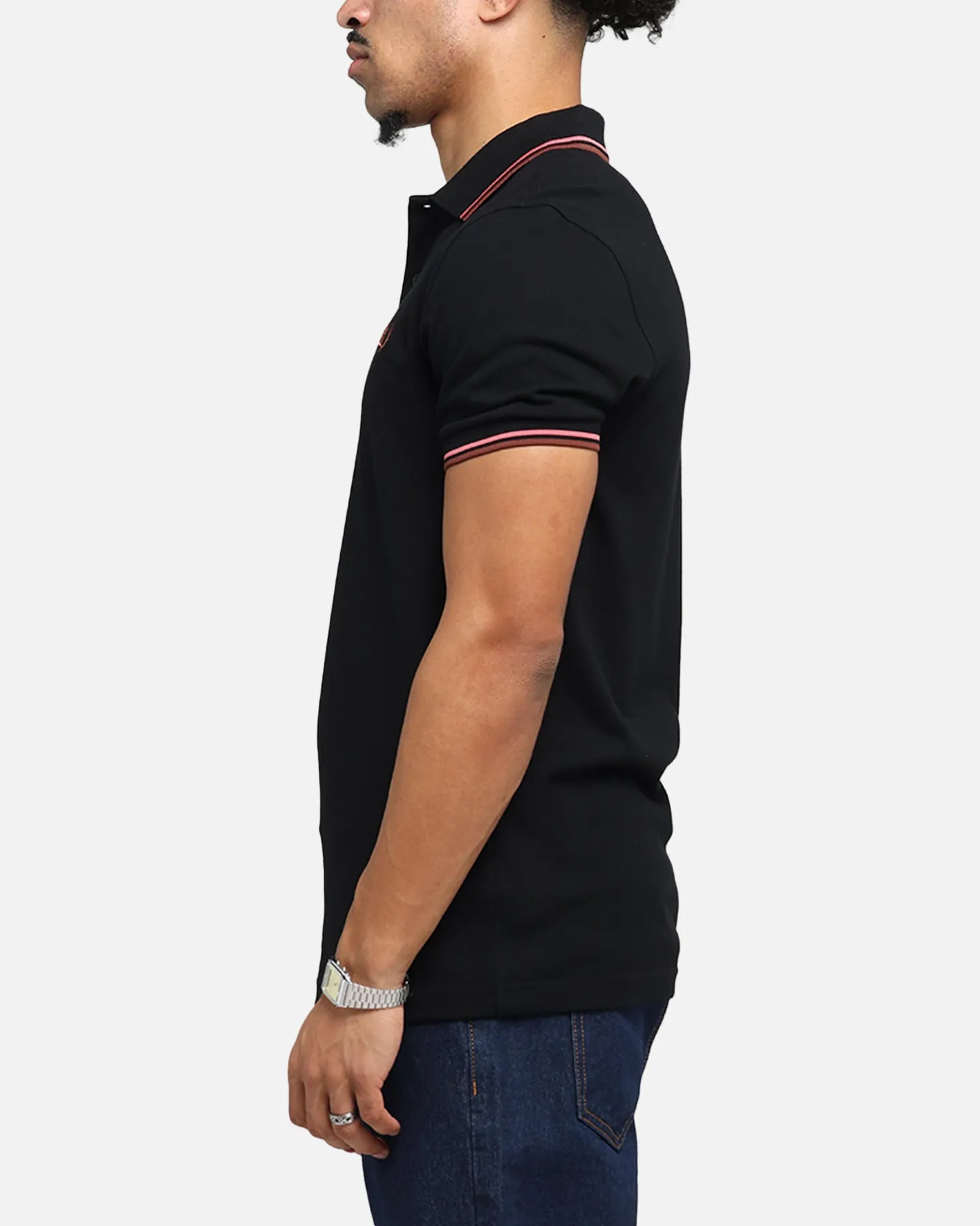 Fred Perry Twin Tipped Polo Shirt Black sold by Culture Kings product image thumbnail 5