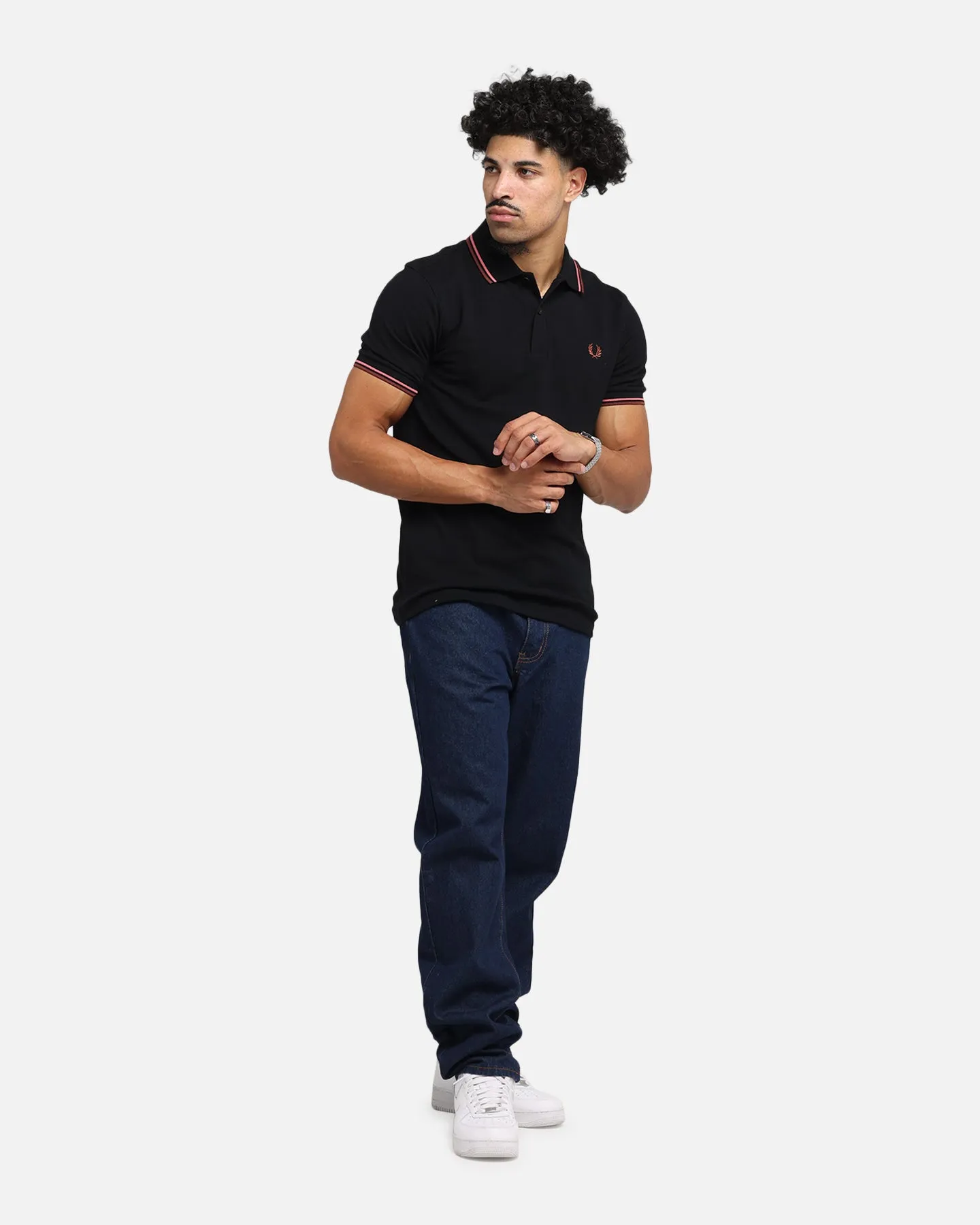 Fred Perry Twin Tipped Polo Shirt Black sold by Culture Kings product image thumbnail 2