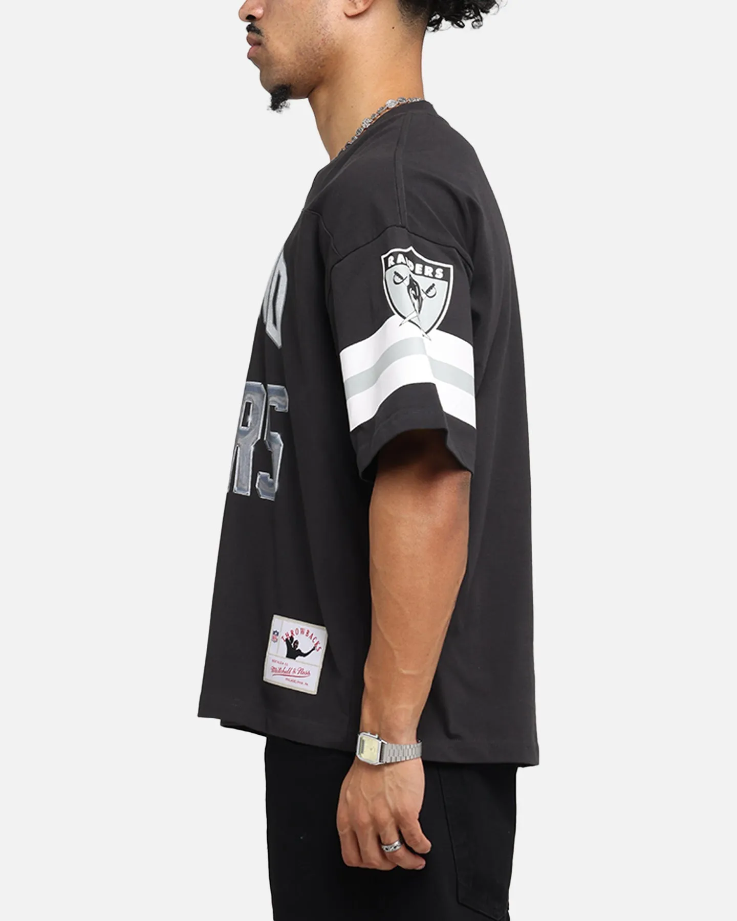 Mitchell & Ness Las Vegas Raiders XVIII Boxy T-Shirt Faded Black sold by Culture Kings product image thumbnail 5