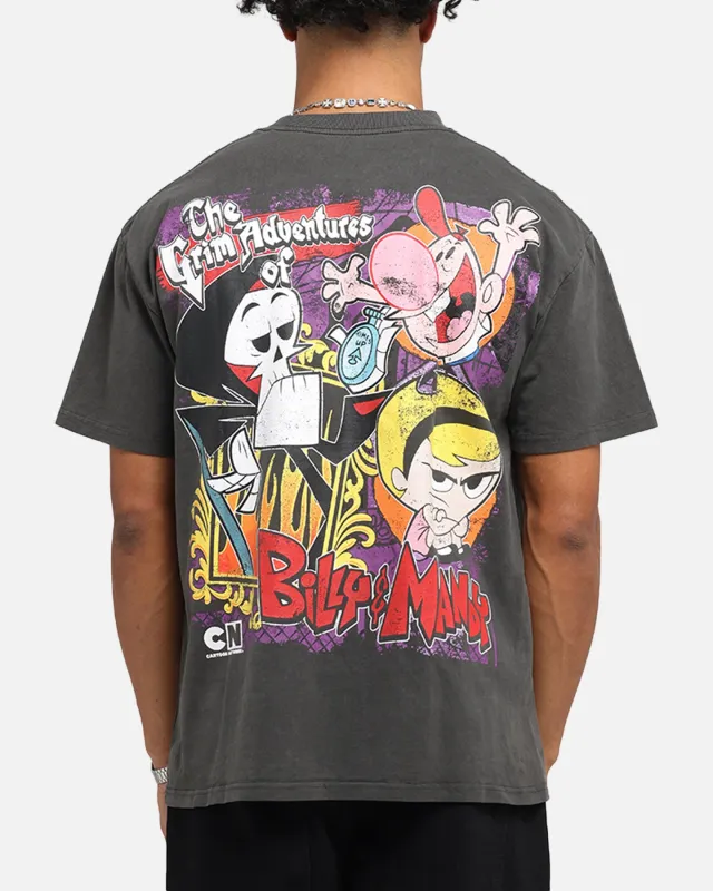 American Thrift X Cartoon Network Grim Adventures Heavy T-Shirt Black Wash made by Culture Kings