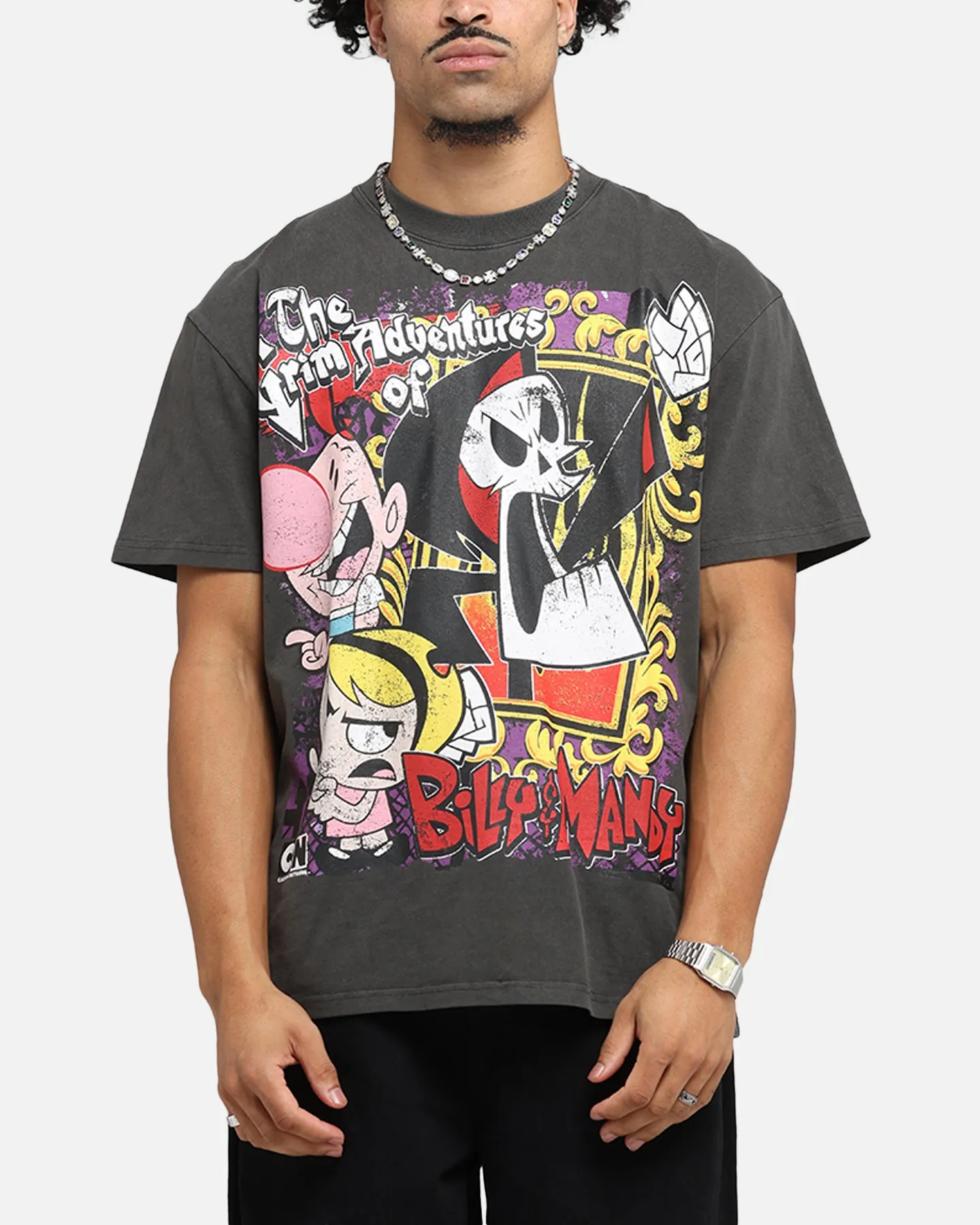 American Thrift X Cartoon Network Grim Adventures Heavy T-Shirt Black Wash sold by Culture Kings product image thumbnail 2