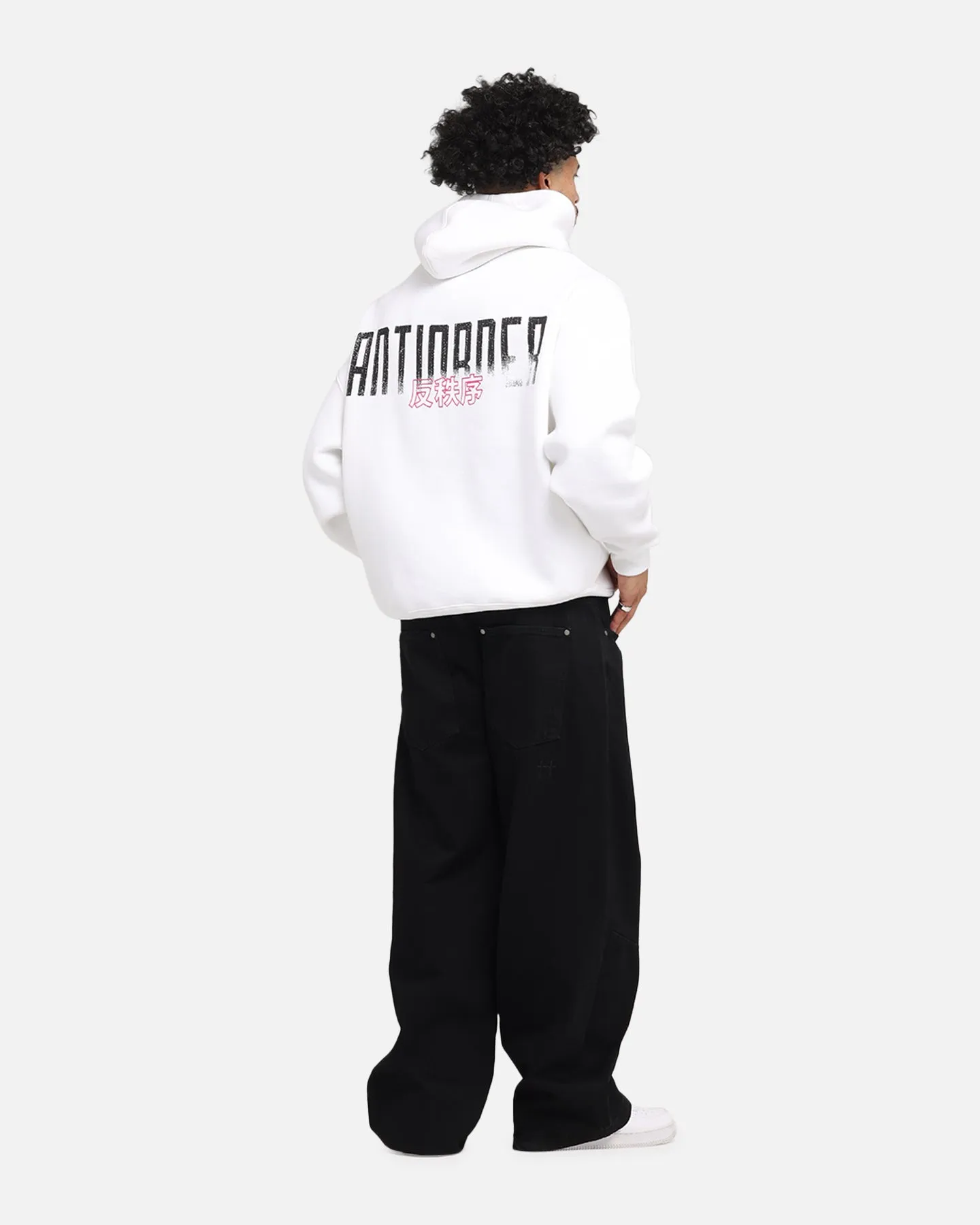 The Anti Order Ryuken Boxy Hoodie White sold by Culture Kings product image thumbnail 3