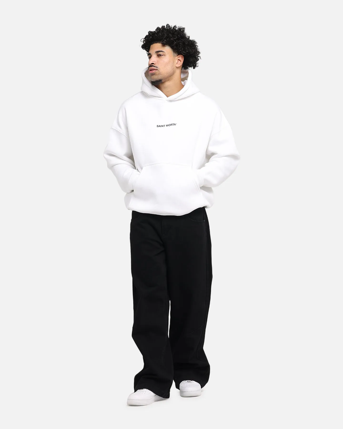 Saint Morta Lover Club Boxy Hoodie White sold by Culture Kings product image thumbnail 4