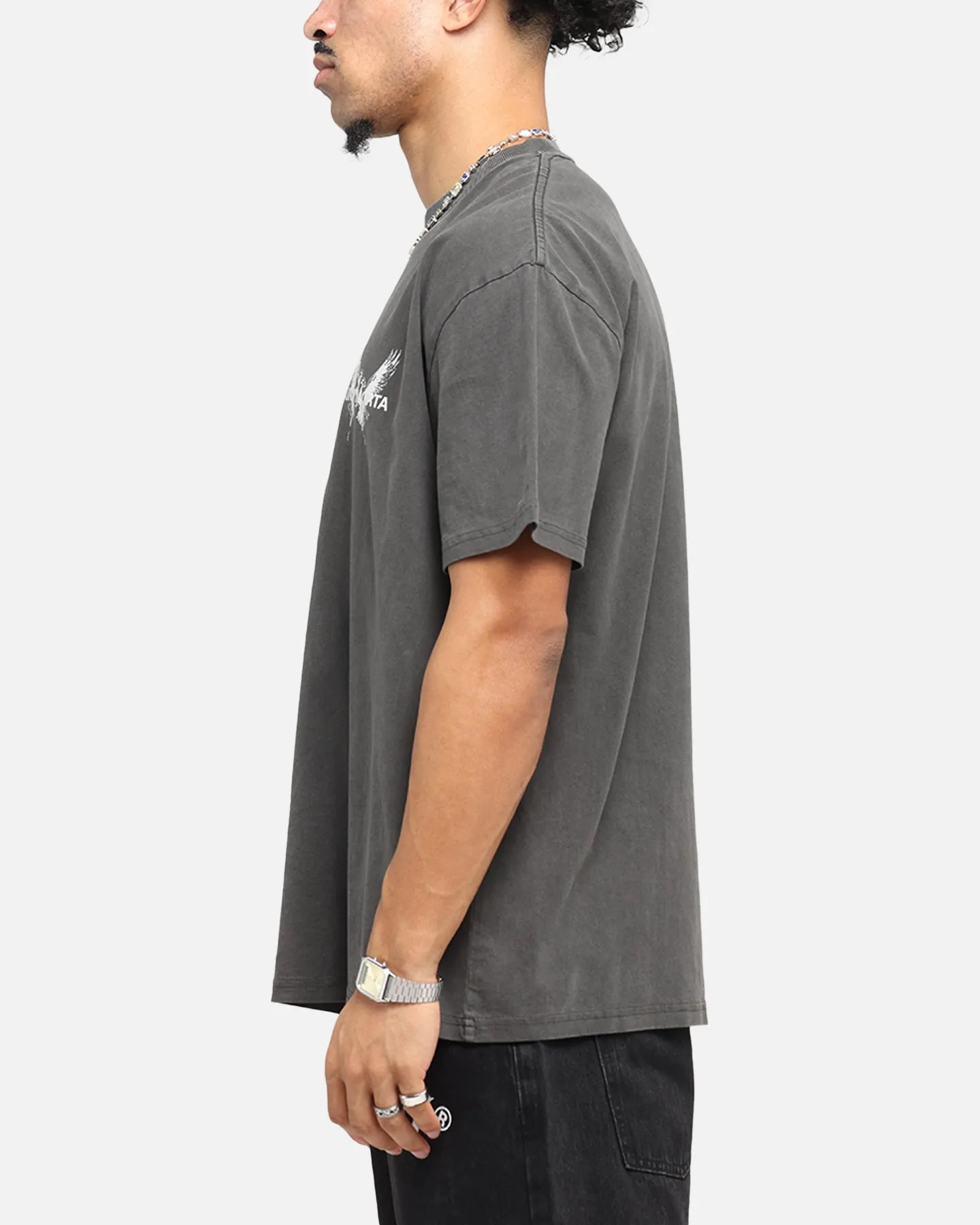 Saint Morta Black Doves Boxy T-Shirt Black Wash sold by Culture Kings product image thumbnail 5