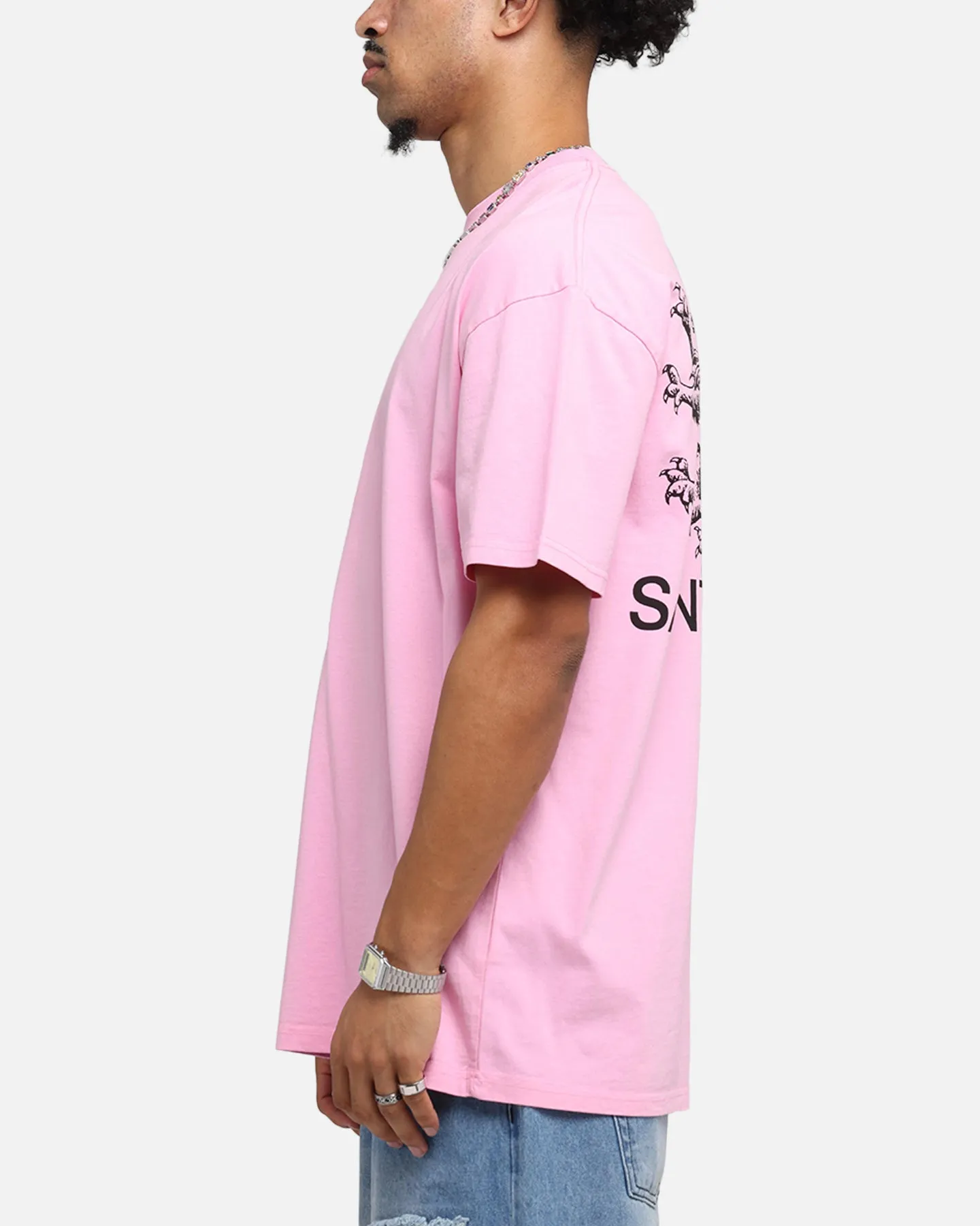 Saint Morta Lover Club Boxy T-Shirt Pink sold by Culture Kings product image thumbnail 5