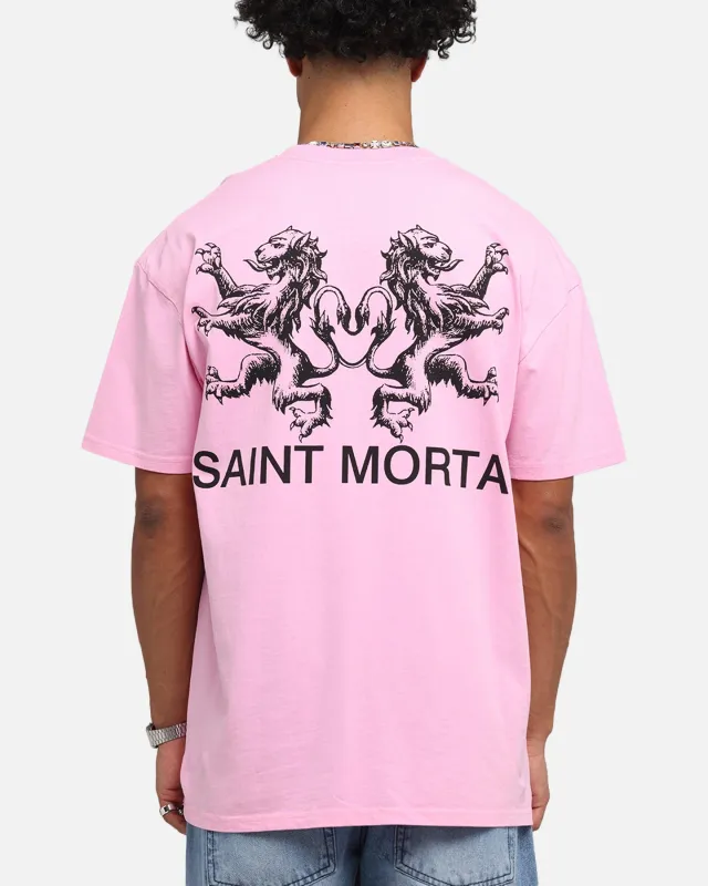 Saint Morta Lover Club Boxy T-Shirt Pink sold by Culture Kings