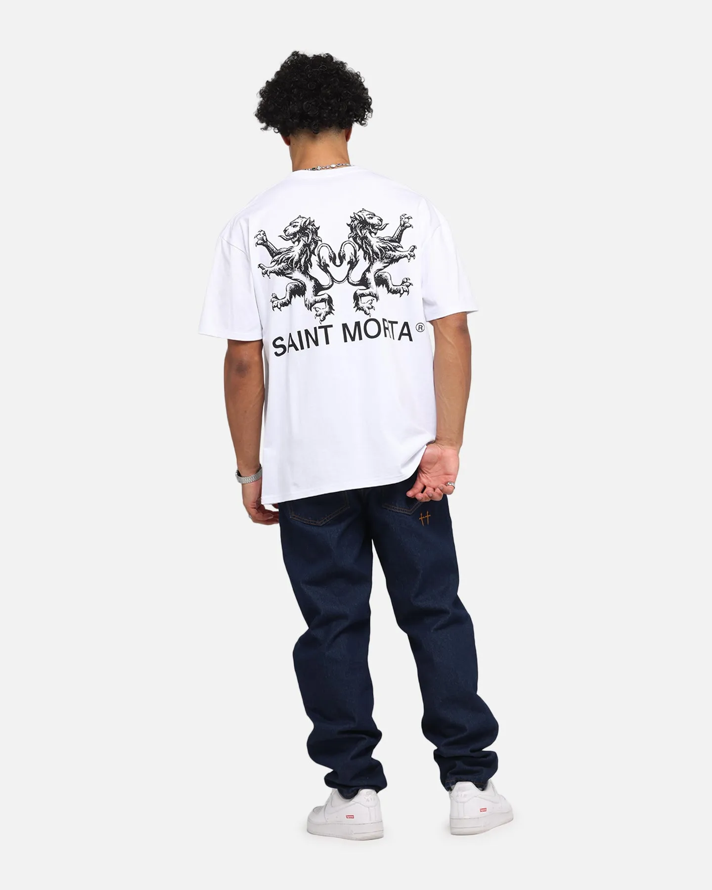 Saint Morta Lover Club Boxy T-Shirt White sold by Culture Kings product image thumbnail 3