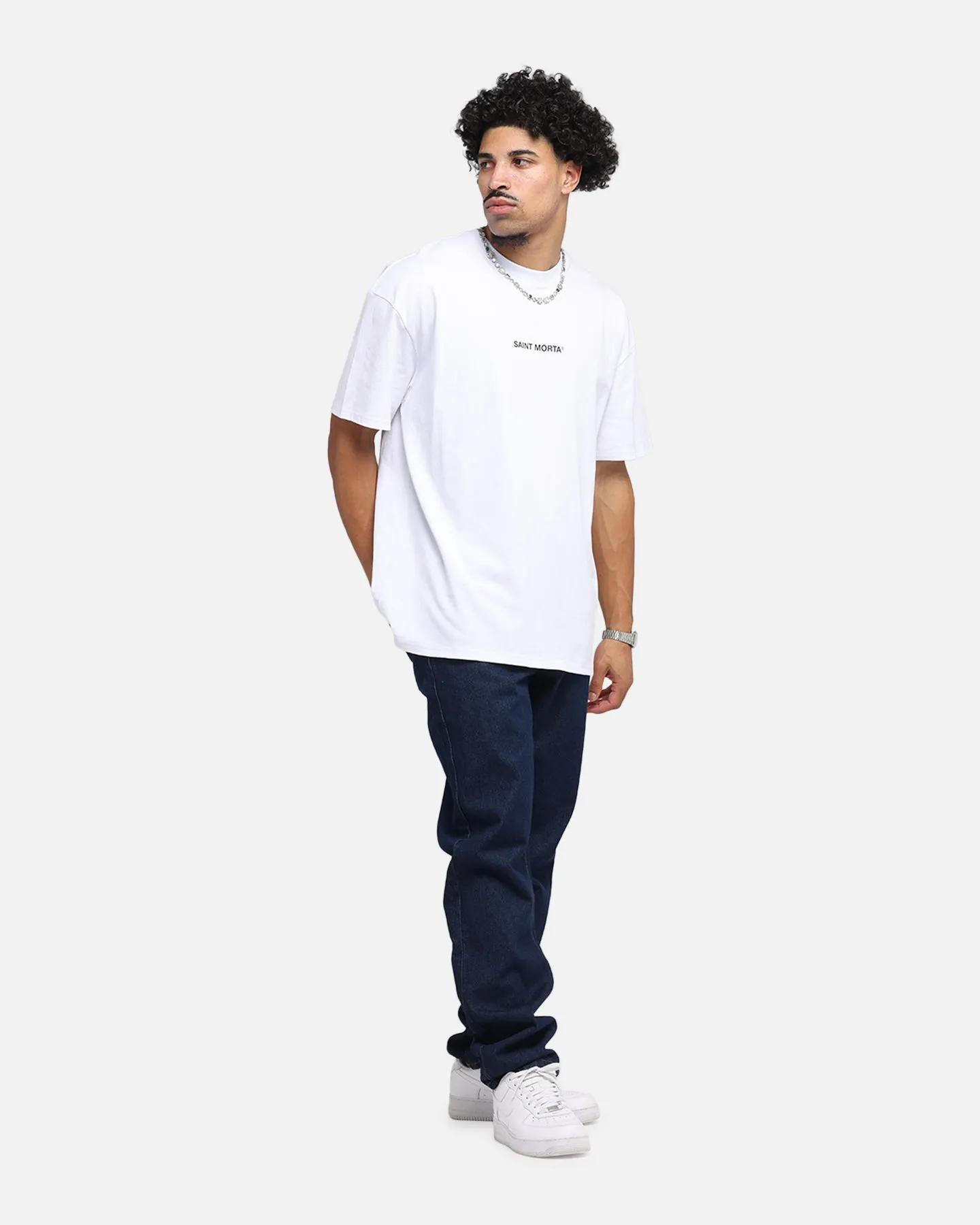 Saint Morta Lover Club Boxy T-Shirt White sold by Culture Kings product image thumbnail 4