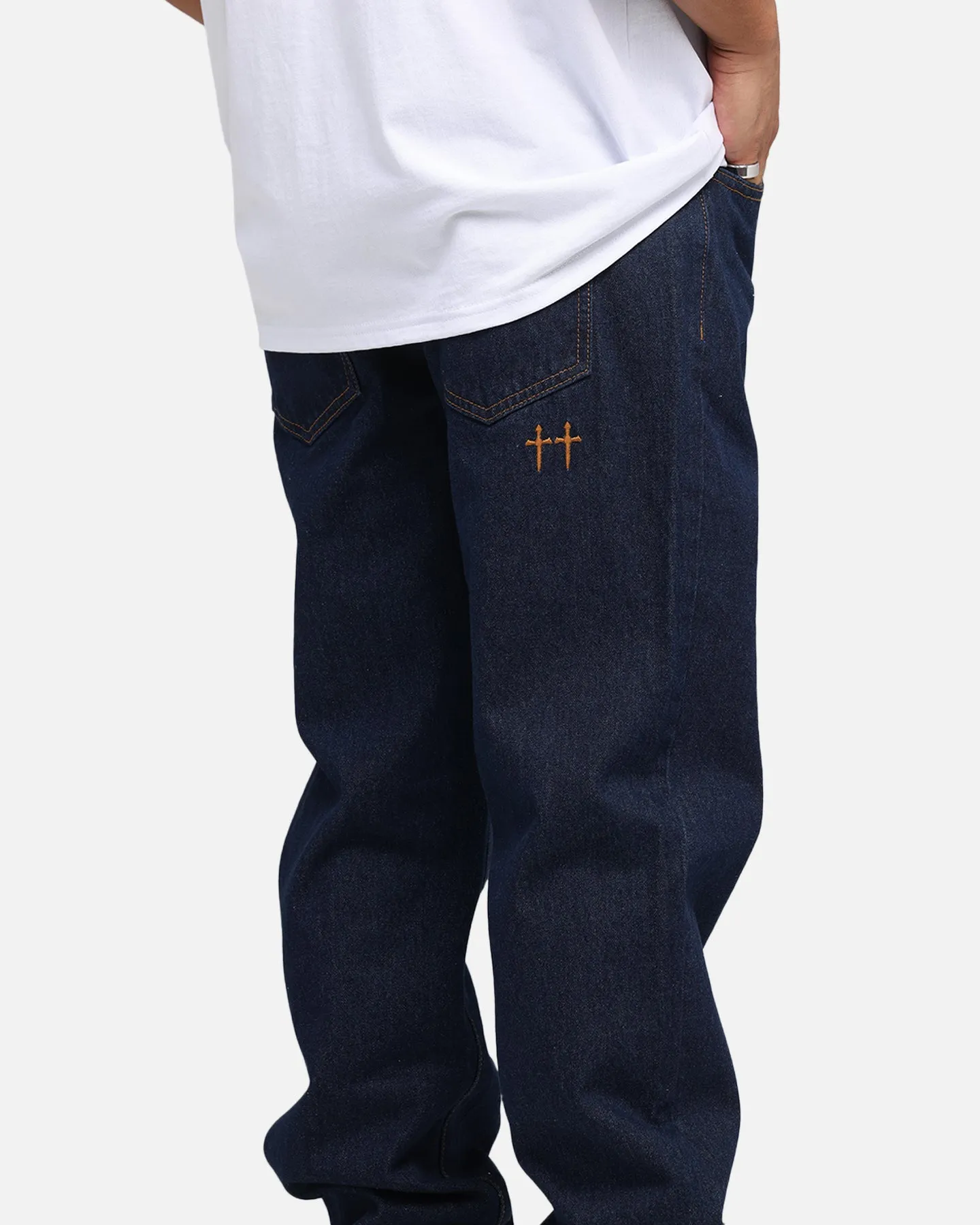 Saint Morta Psykhe Jeans Indigo/Tan sold by Culture Kings product image thumbnail 3
