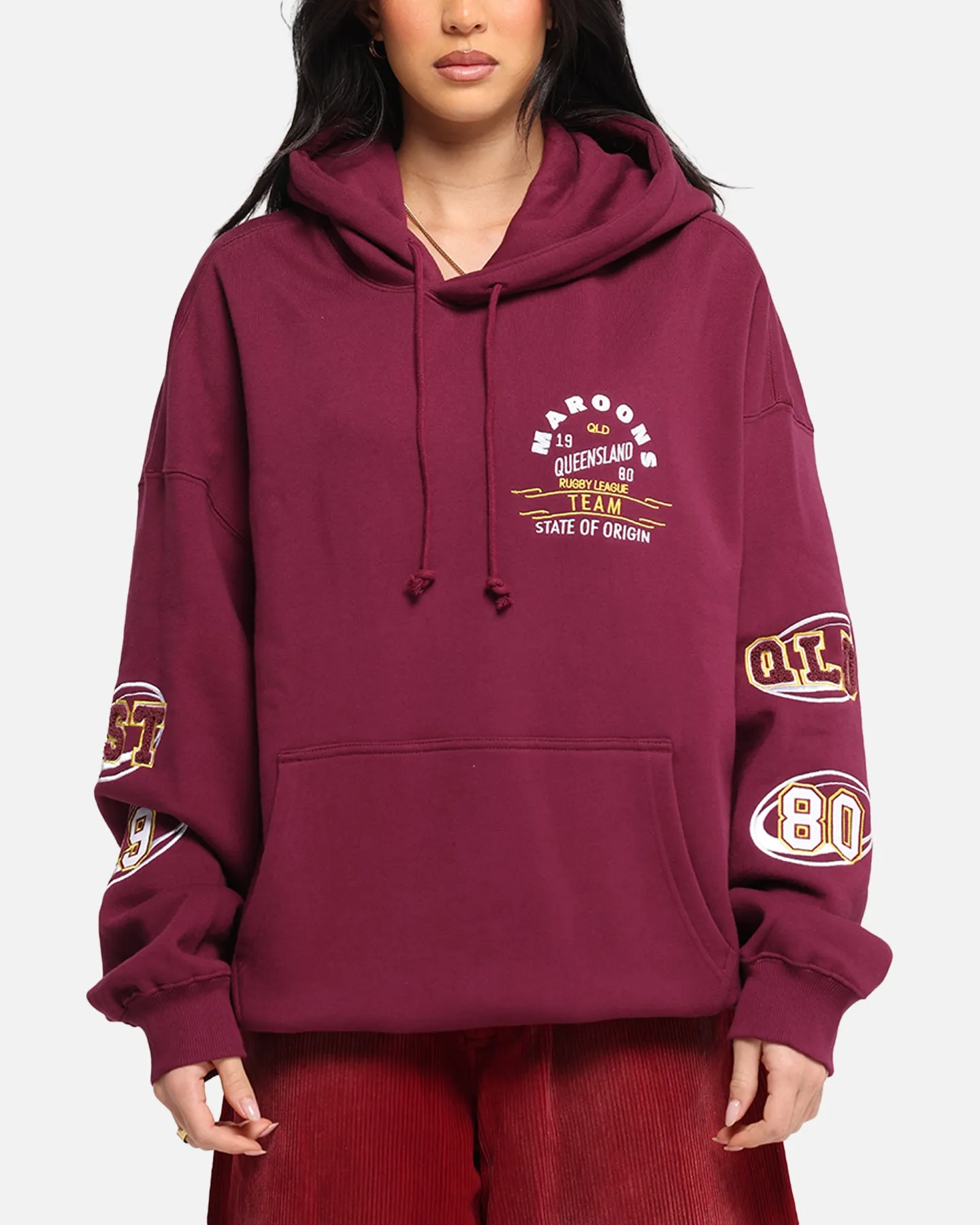 Queensland Rugby League Queensland Maroons State Of Origin Hoodie Maroon sold by Culture Kings product image thumbnail 2