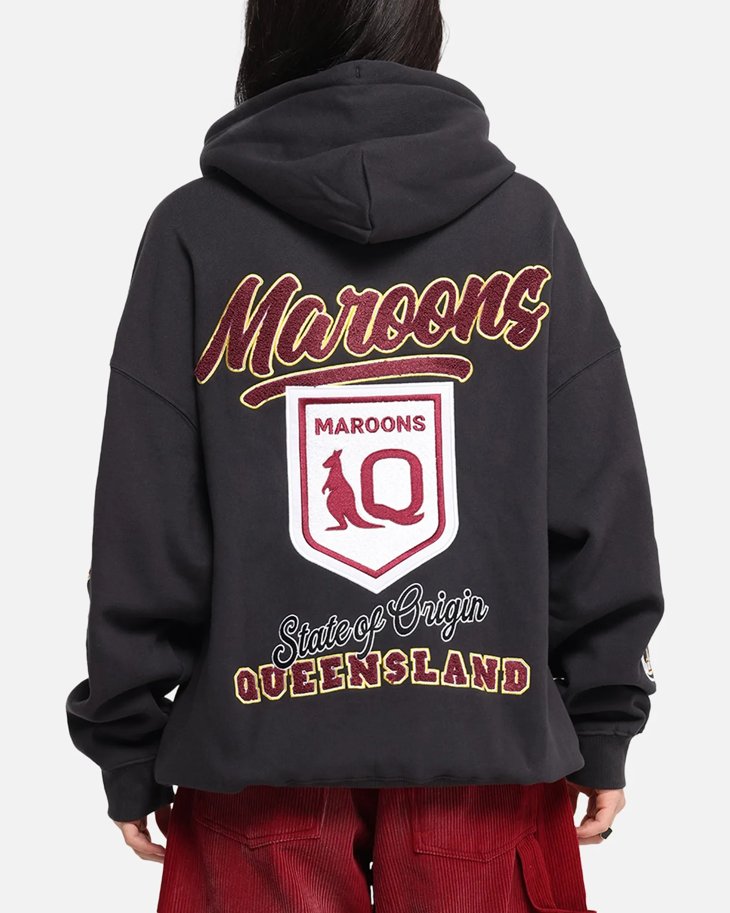 Queensland Rugby League Queensland Maroons State Of Origin Hoodie Faded Black sold by Culture Kings