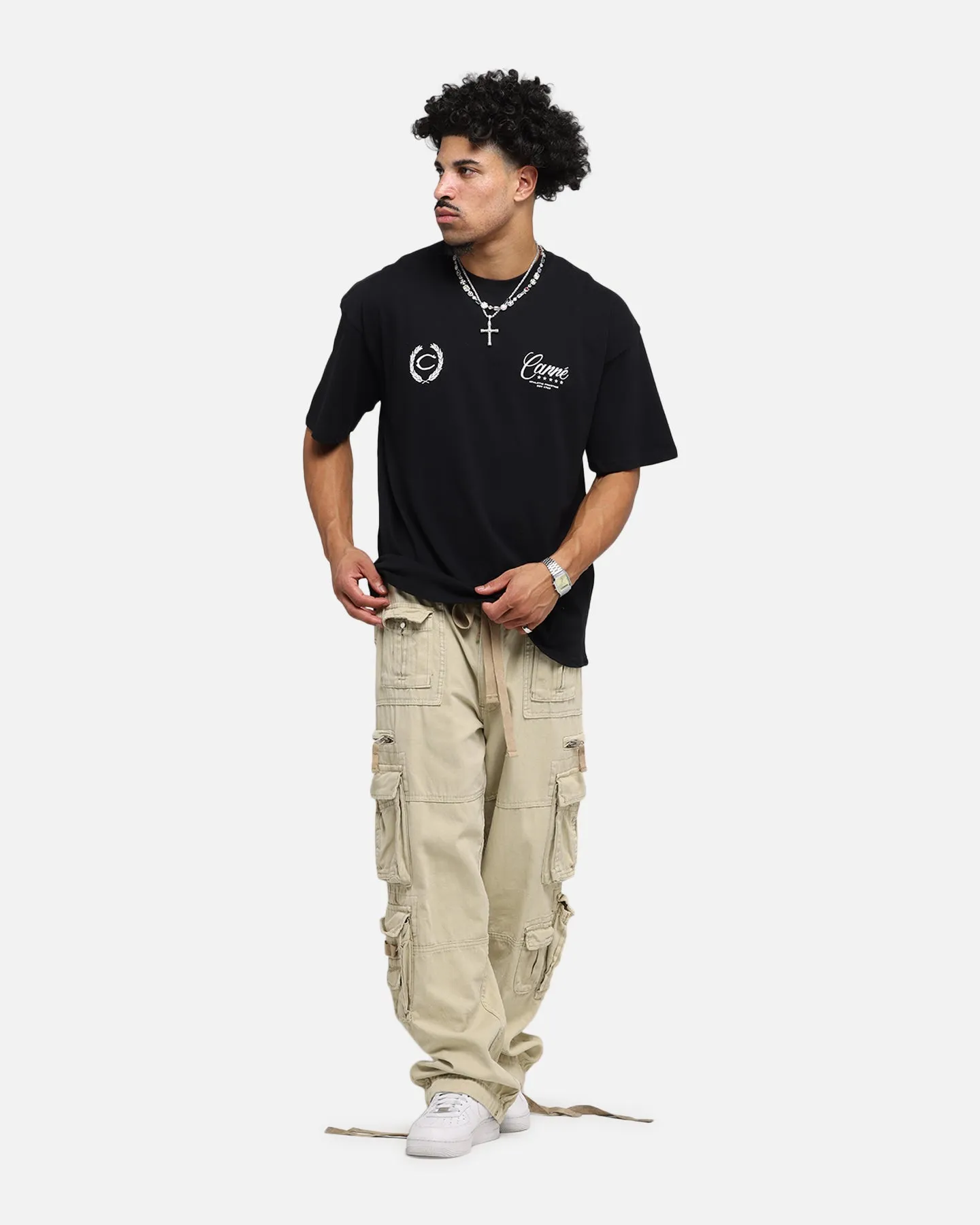 Carre Script T-Shirt Black sold by Culture Kings product image thumbnail 4