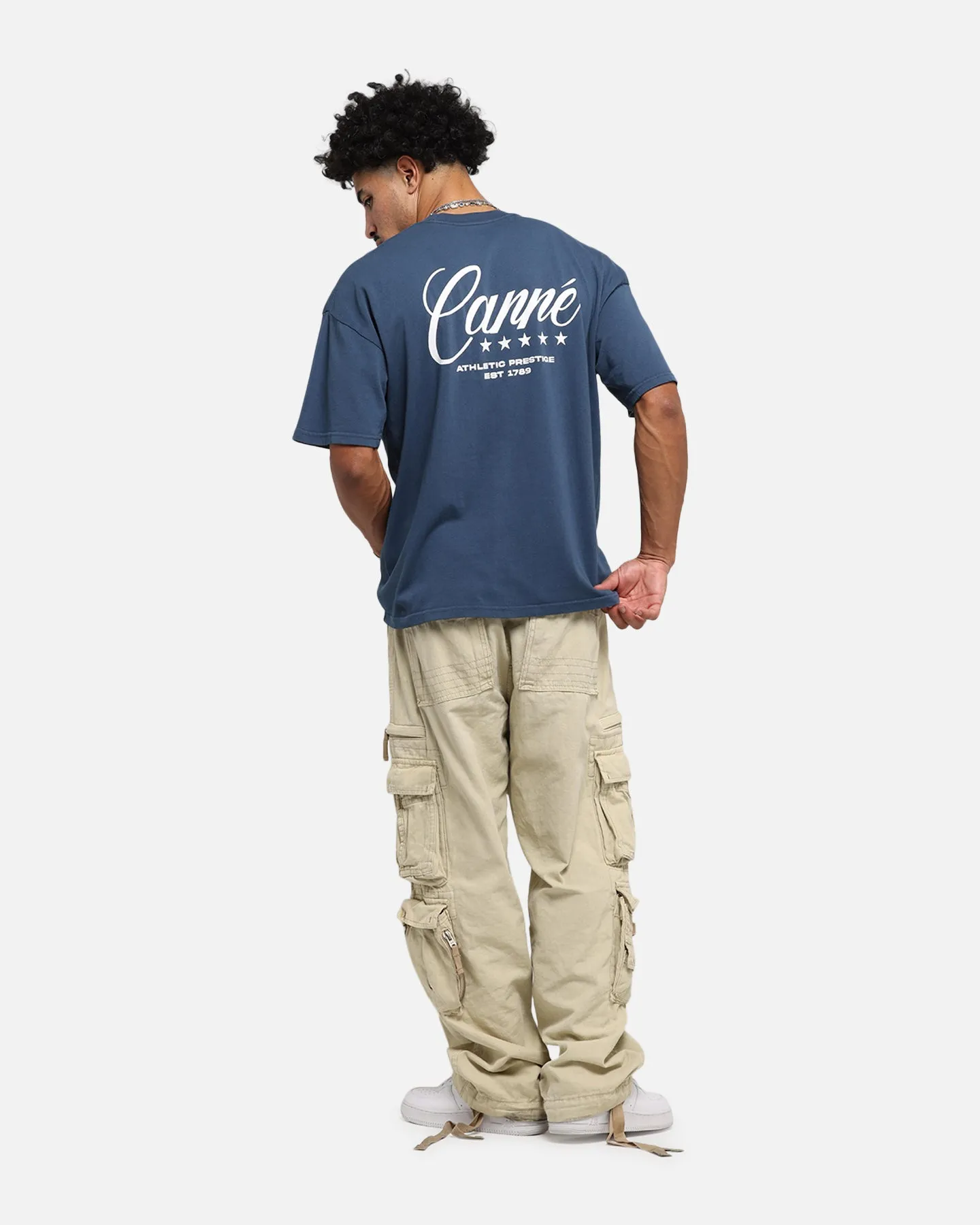 Carre Script T-Shirt Navy sold by Culture Kings product image thumbnail 3