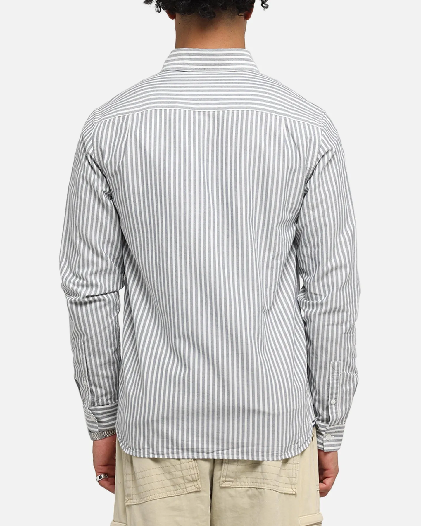 Fred Perry Stripe Oxford Shirt Blue sold by Culture Kings product image thumbnail 3
