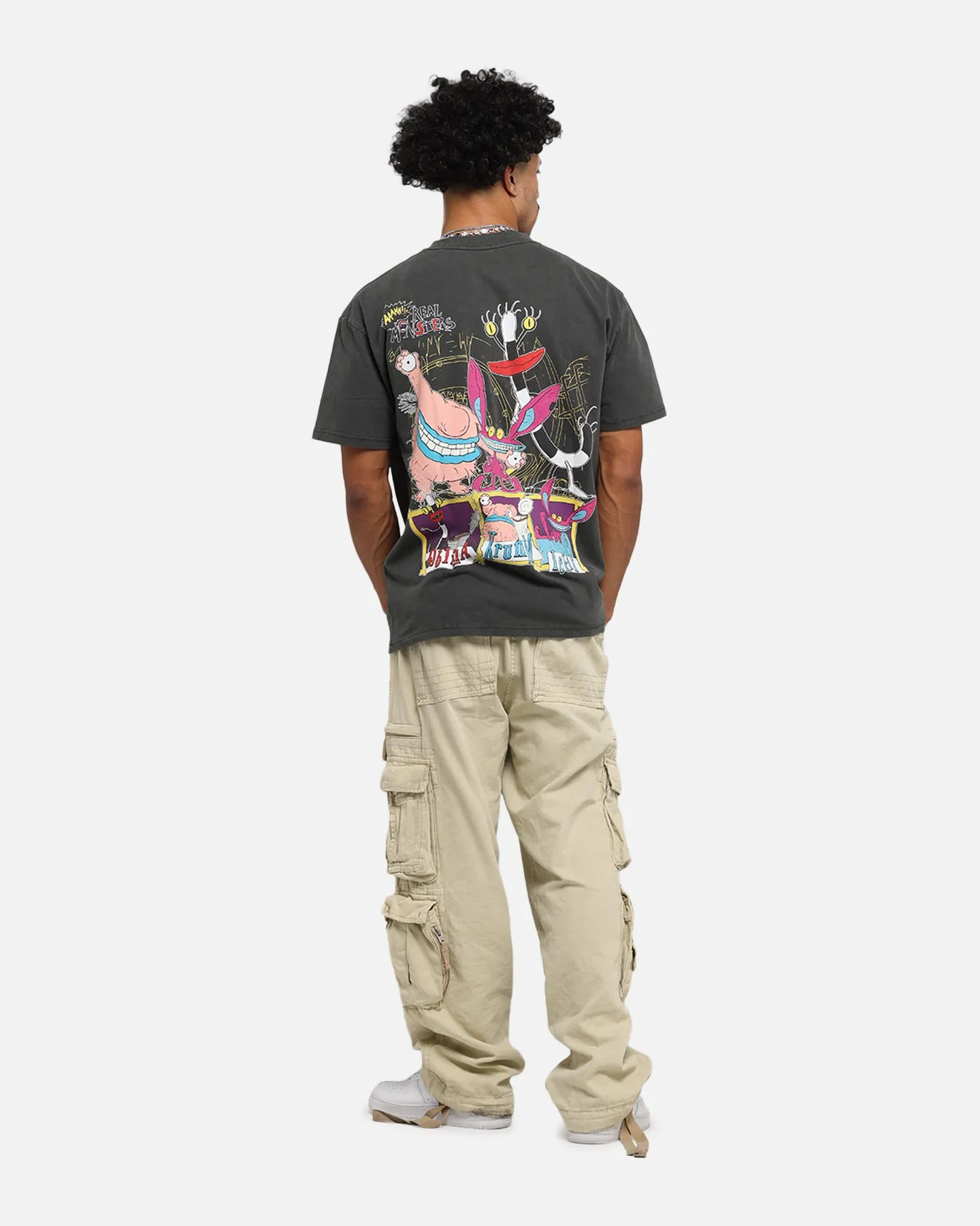 American Thrift x Aaahh!!! Real Monsters Monsters Heavy T-Shirt Black Wash sold by Culture Kings product image thumbnail 4