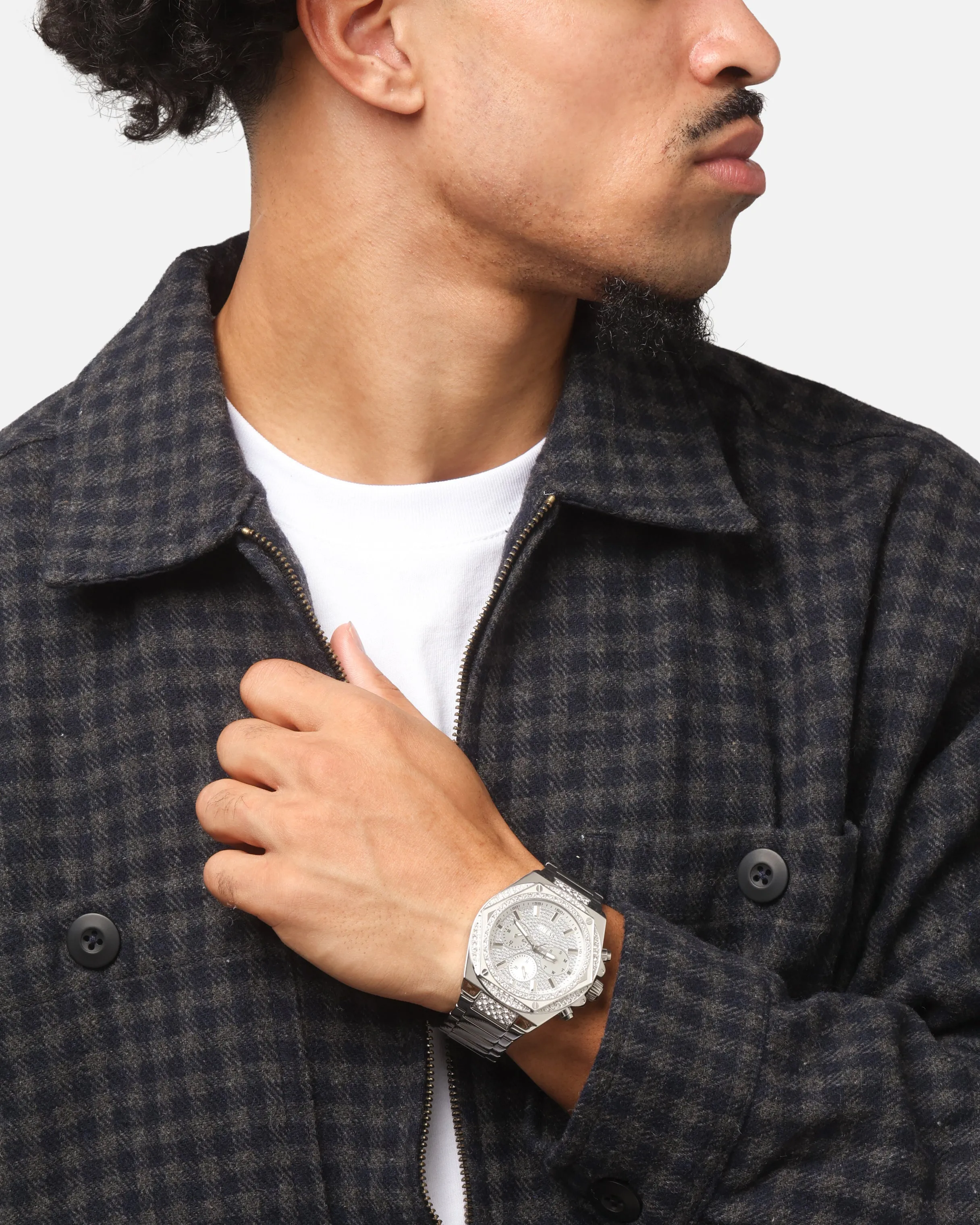 Guess Mainline Fury Glitz Bracelet Watch Silver sold by Culture Kings product image thumbnail 4