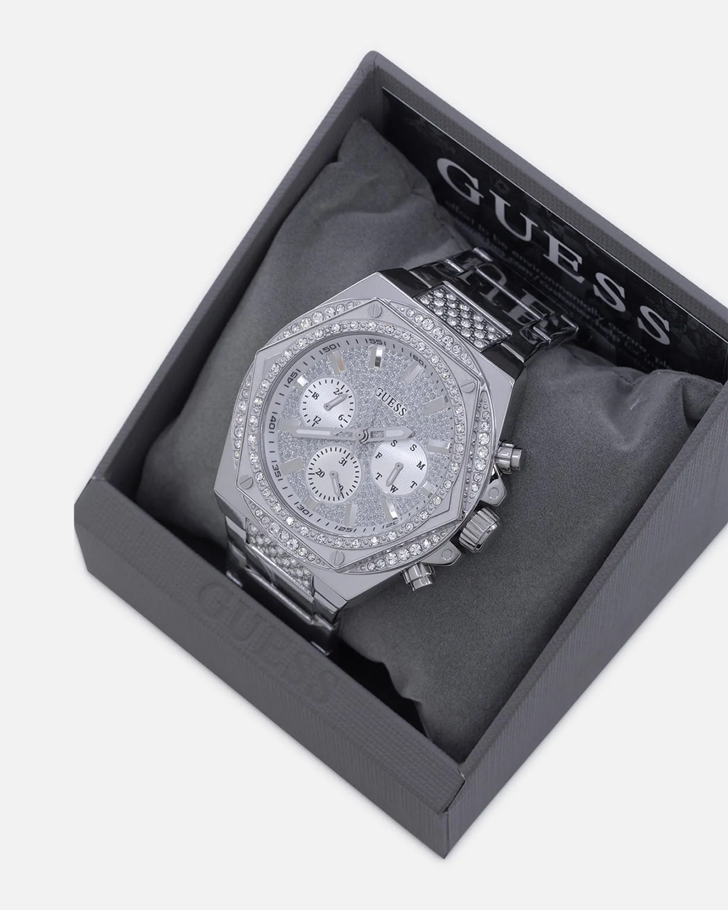 Guess Mainline Fury Glitz Bracelet Watch Silver sold by Culture Kings product image thumbnail 3