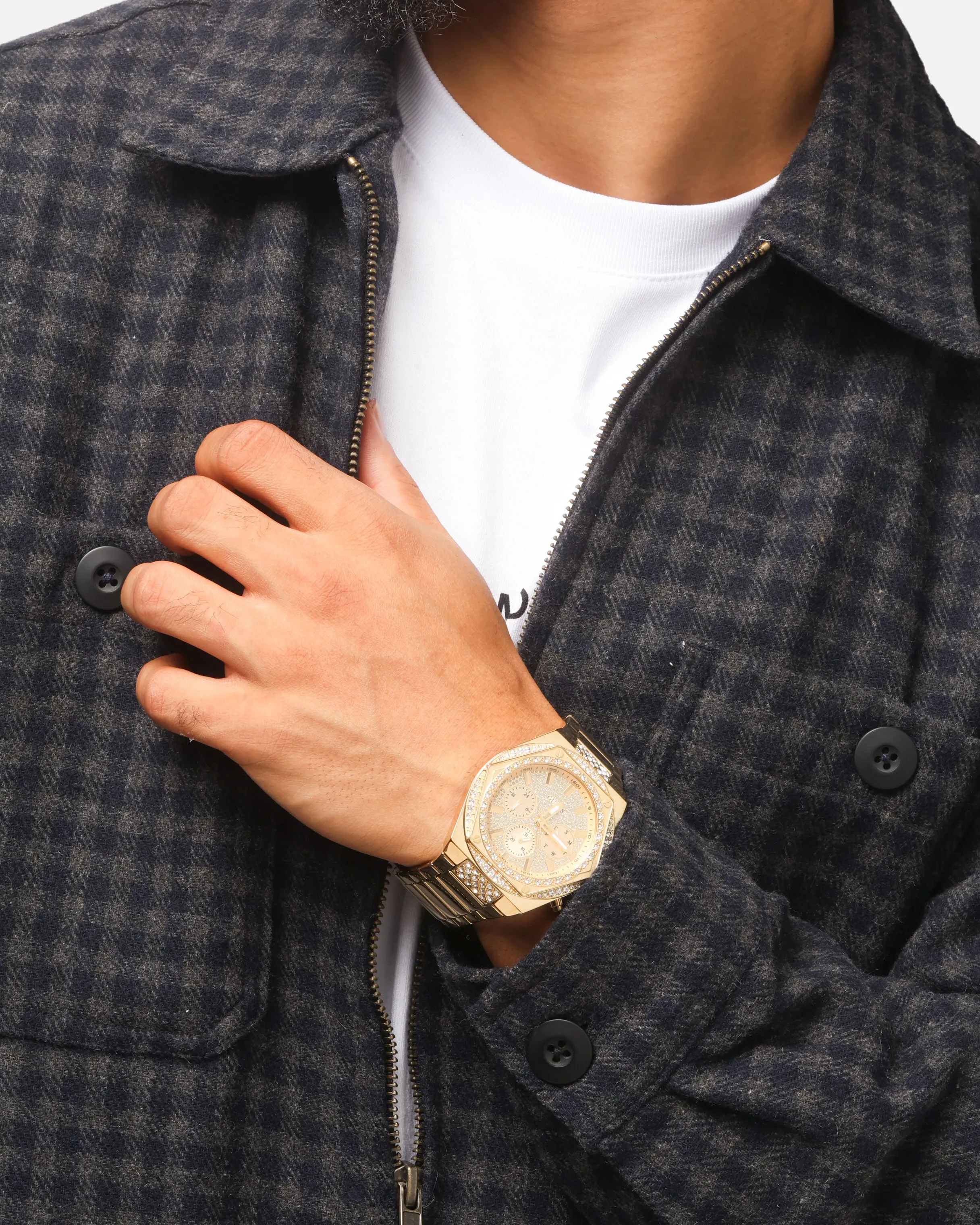 Guess Mainline Fury Glitz Bracelet Watch Gold sold by Culture Kings product image thumbnail 4