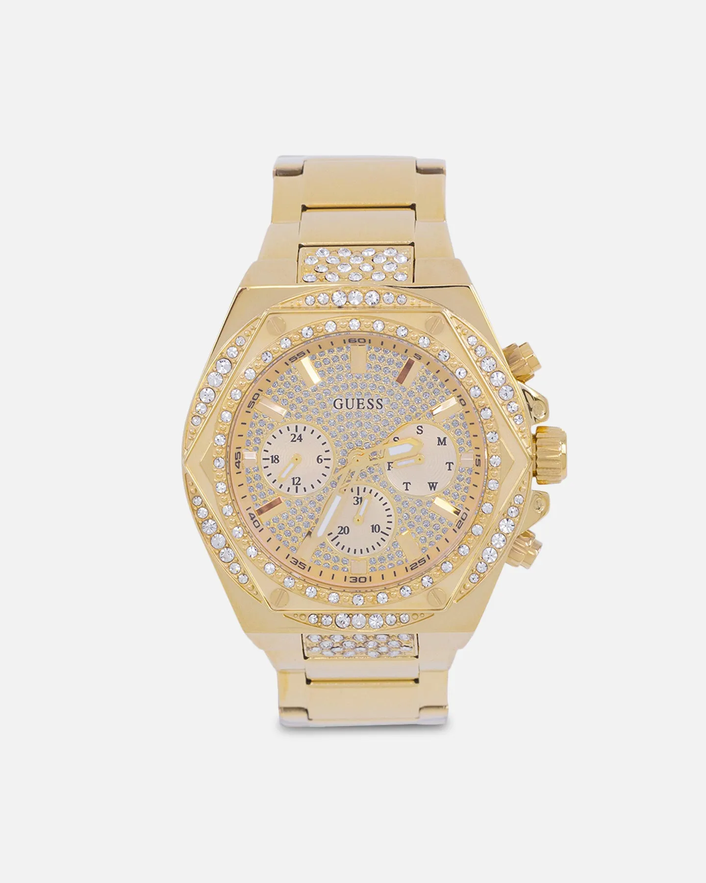 Guess Mainline Fury Glitz Bracelet Watch Gold sold by Culture Kings