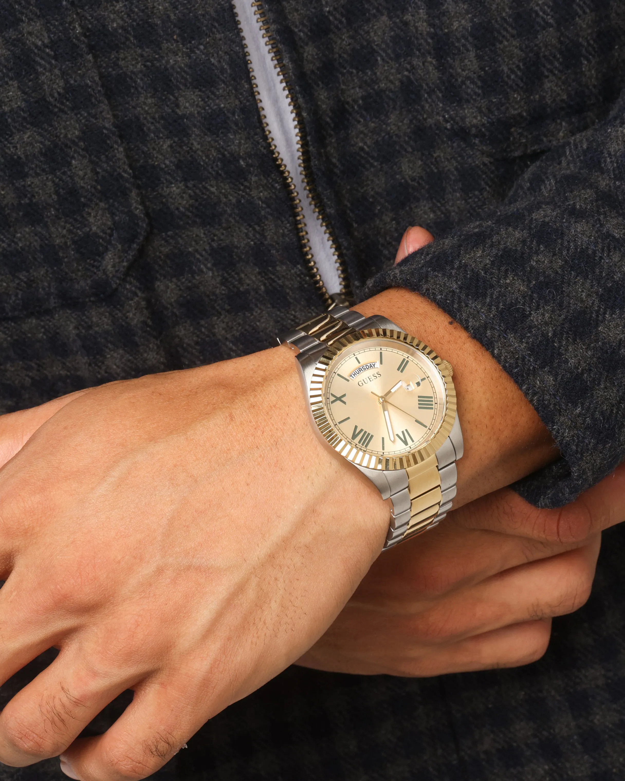 Guess Mainline Connoisseur Watch Gold/Green sold by Culture Kings product image thumbnail 2