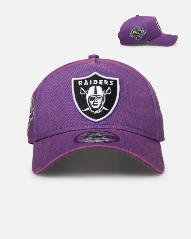 New Era Las Vegas Raiders 'Washed Purple' 9FORTY A-Frame Snapback Washed Purple made by New Era