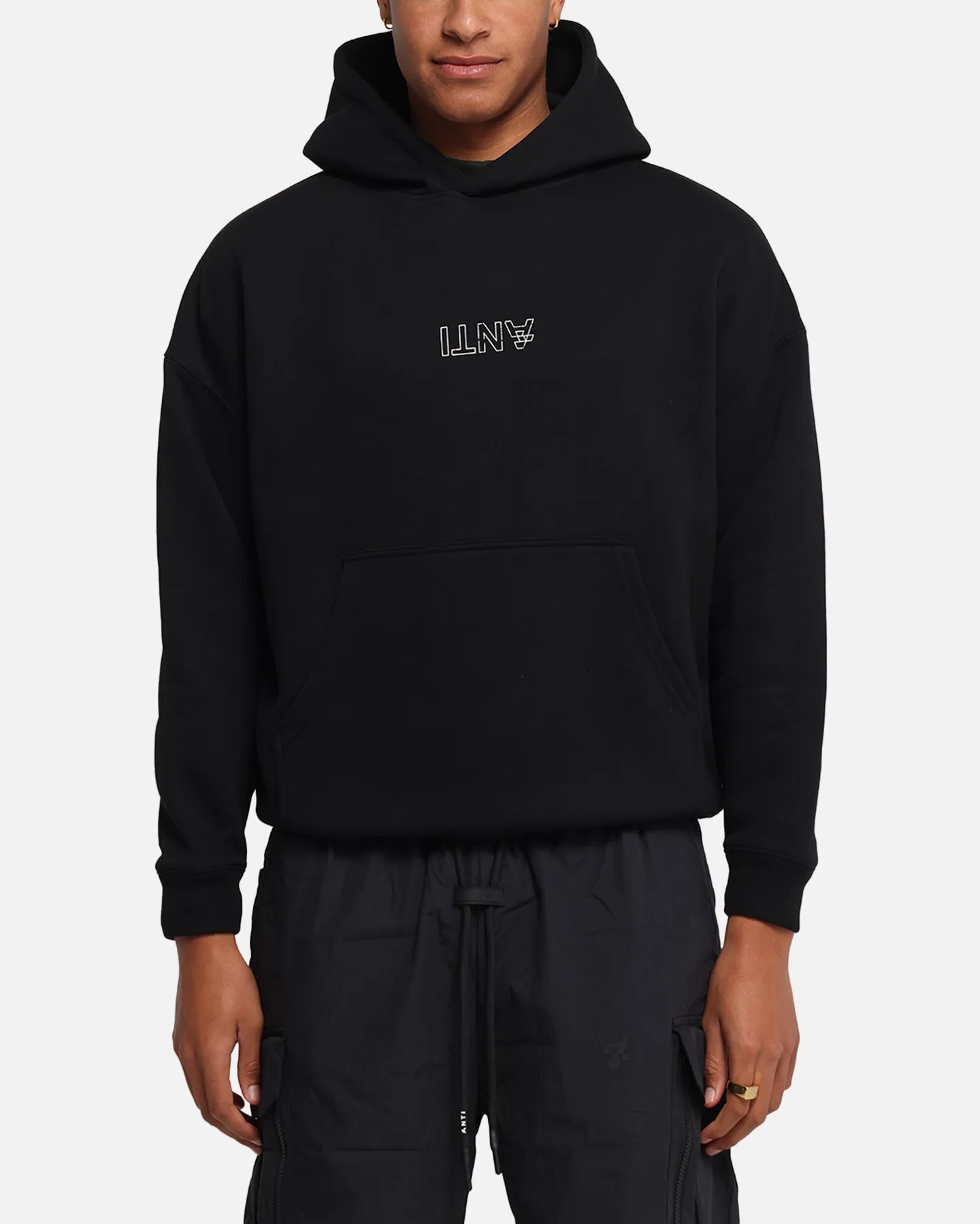 The Anti Order Truth In Chaos Boxy Hoodie Black sold by Culture Kings product image thumbnail 2