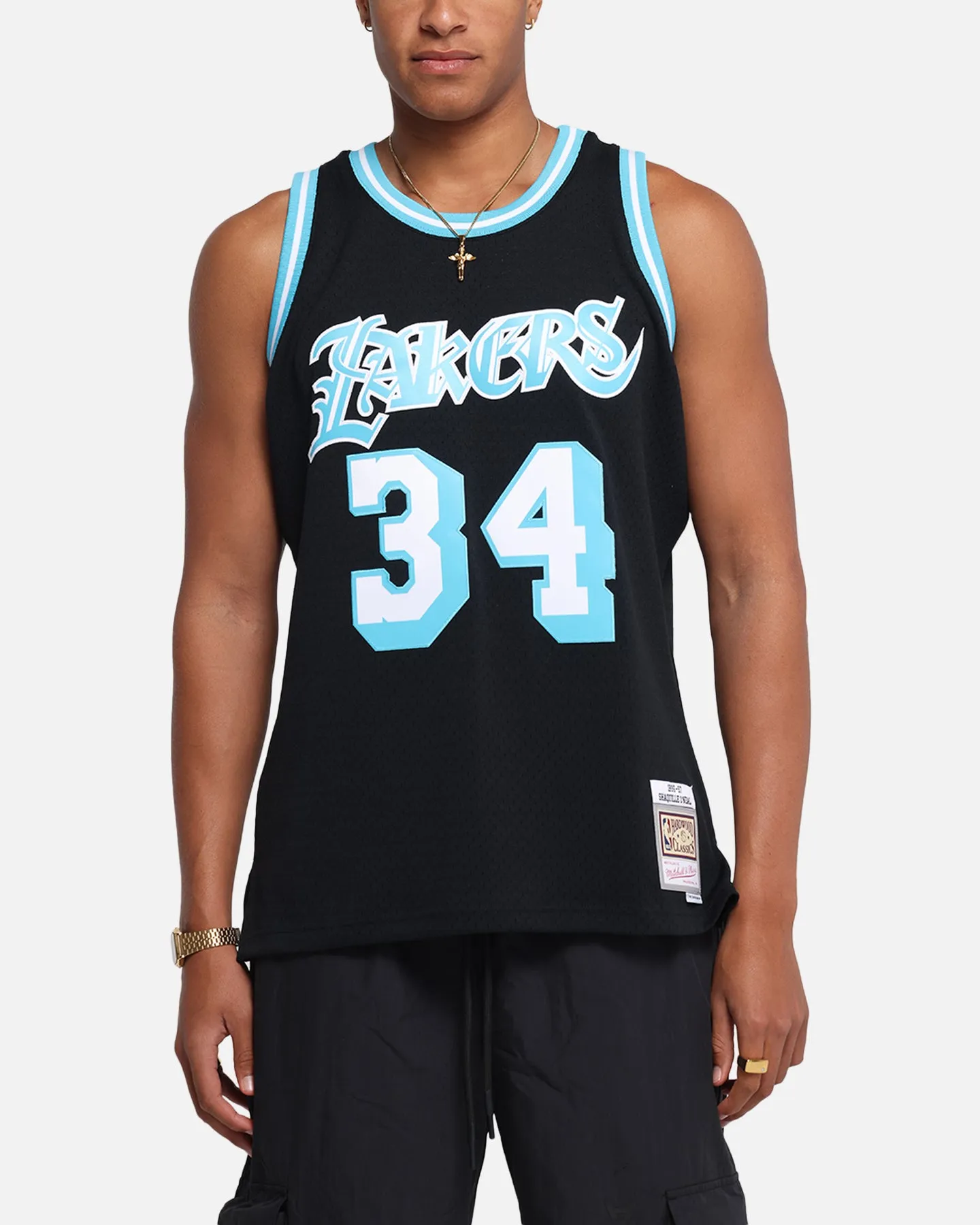 Mitchell & Ness Los Angeles Lakers Shaquille O'Neal Legends Jersey Black/Blue sold by Culture Kings