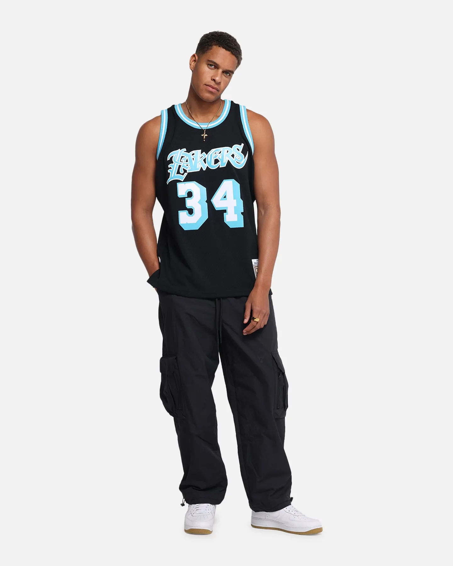 Mitchell & Ness Los Angeles Lakers Shaquille O'Neal Legends Jersey Black/Blue sold by Culture Kings product image thumbnail 3
