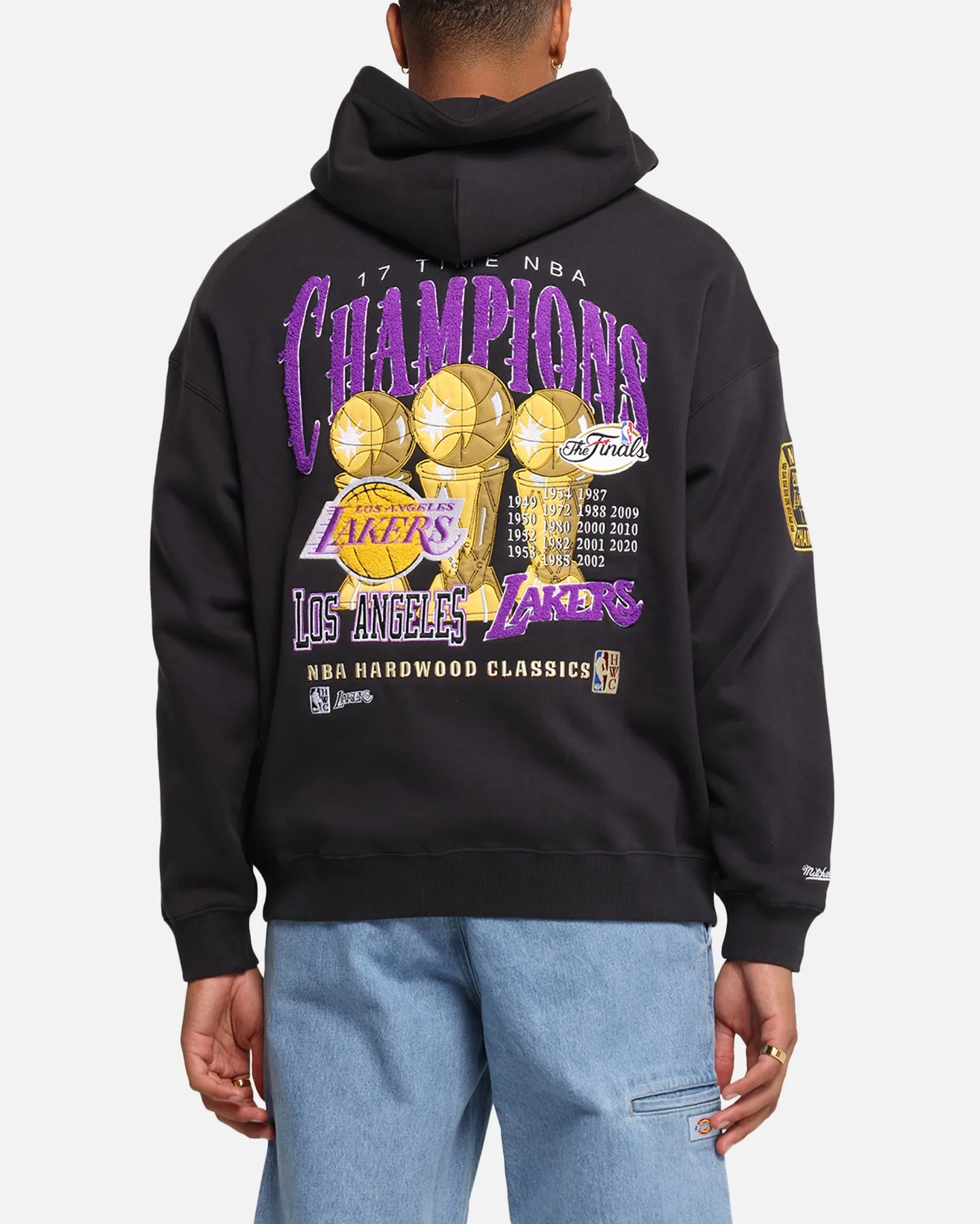 Mitchell & Ness Los Angeles Lakers National Champions Hoodie Faded Black sold by Culture Kings