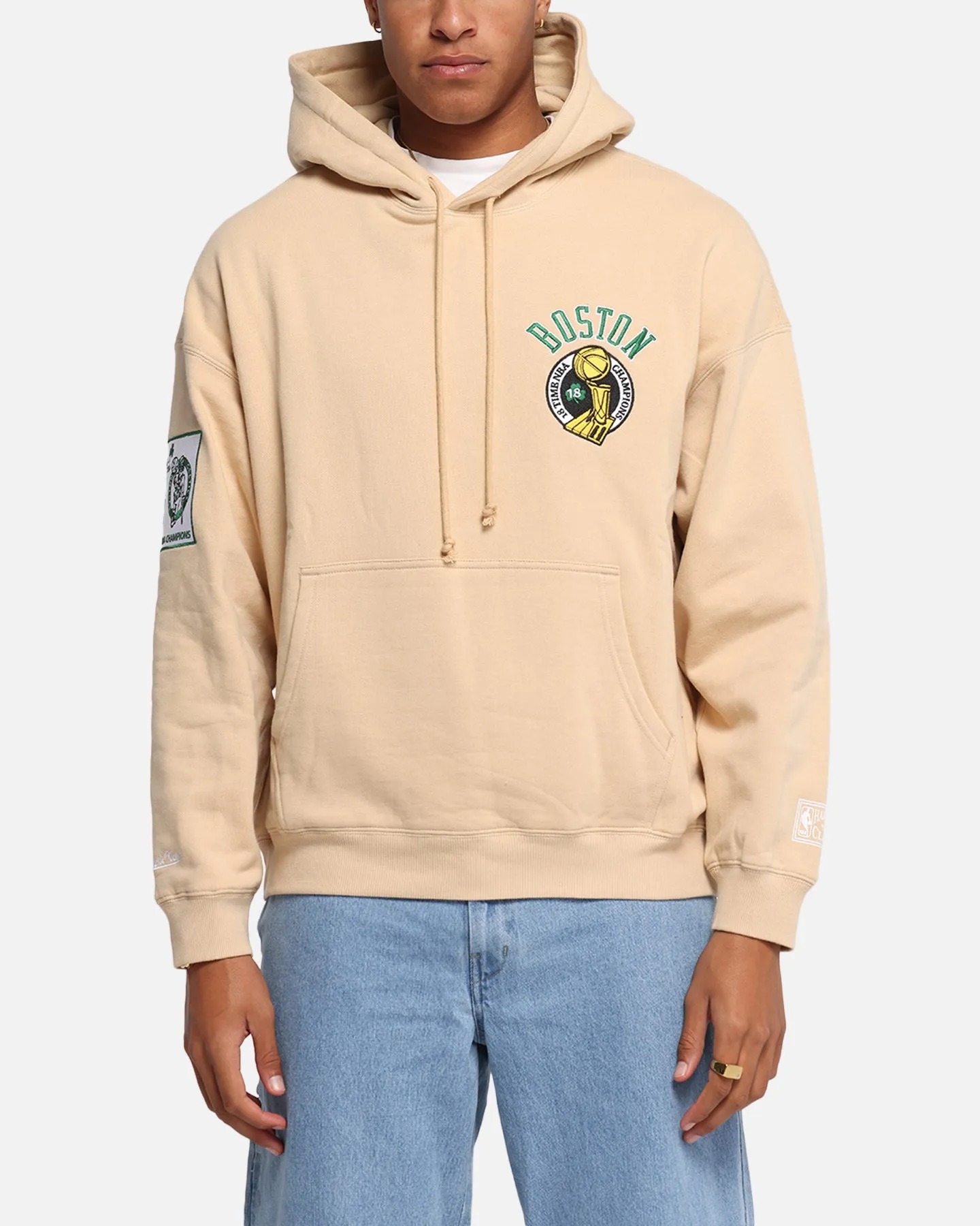 Mitchell & Ness Boston Celtics National Champions Hoodie Pebble sold by Culture Kings product image thumbnail 2