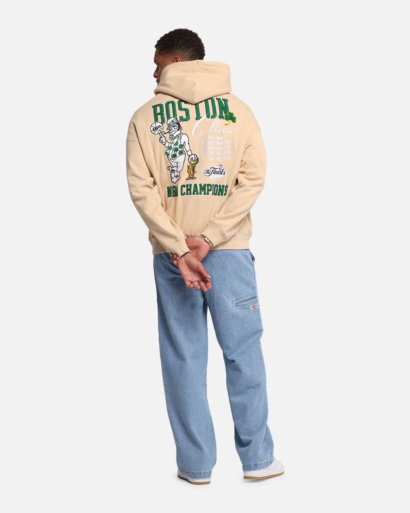 Mitchell & Ness Boston Celtics National Champions Hoodie Pebble sold by Culture Kings product image thumbnail 3