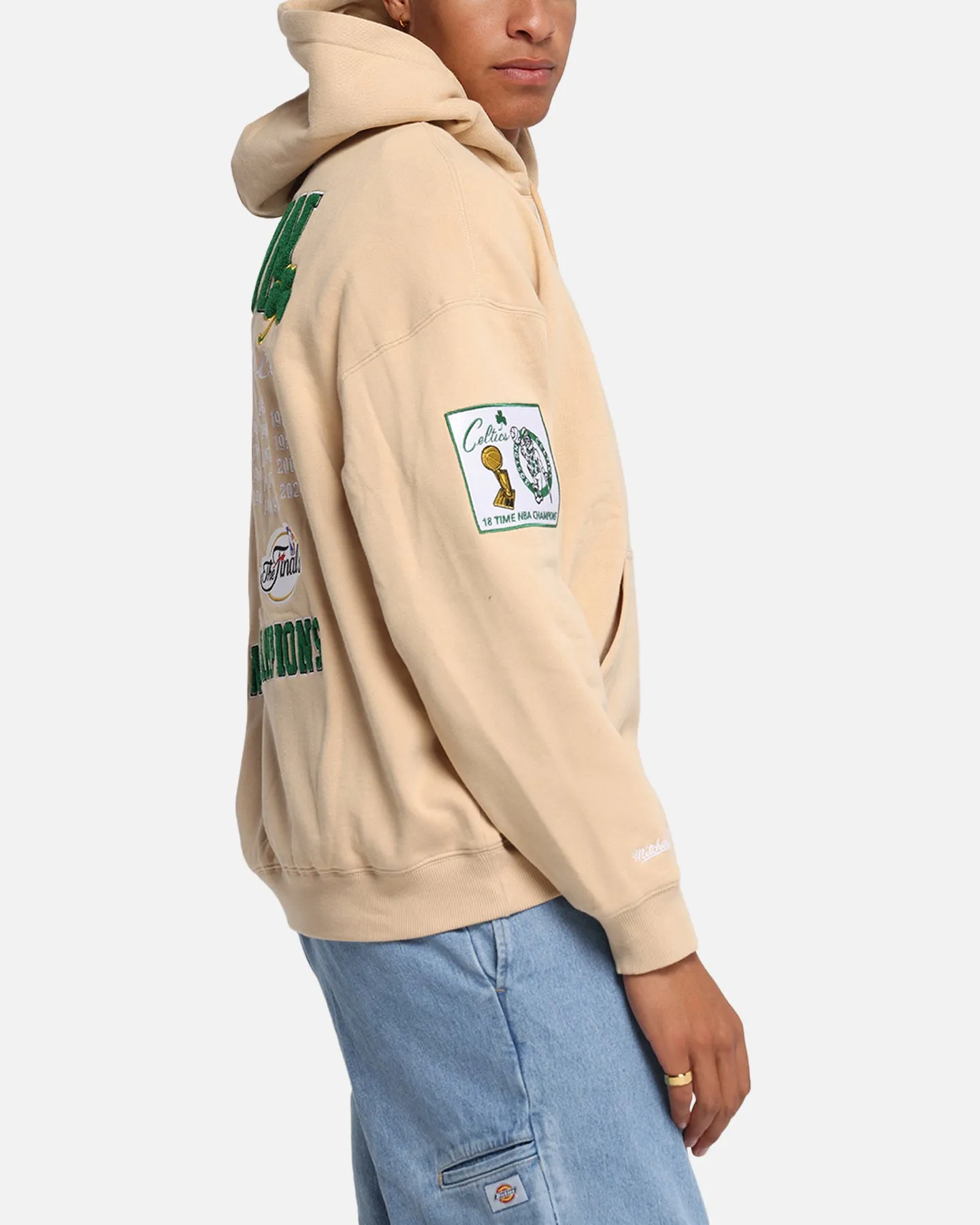 Mitchell & Ness Boston Celtics National Champions Hoodie Pebble sold by Culture Kings product image thumbnail 5