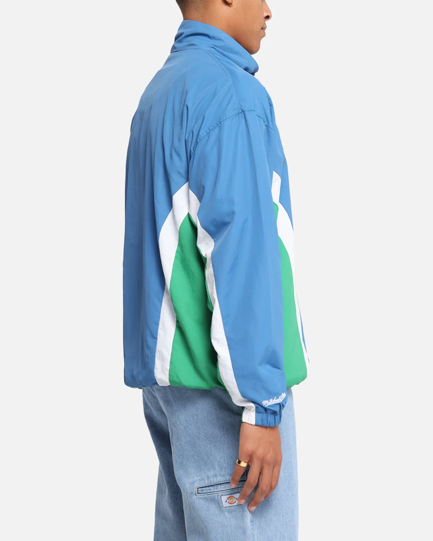 Mitchell & Ness Minnesota Timberwolves Nylon Track Jacket Blue/Green sold by Culture Kings product image thumbnail 4