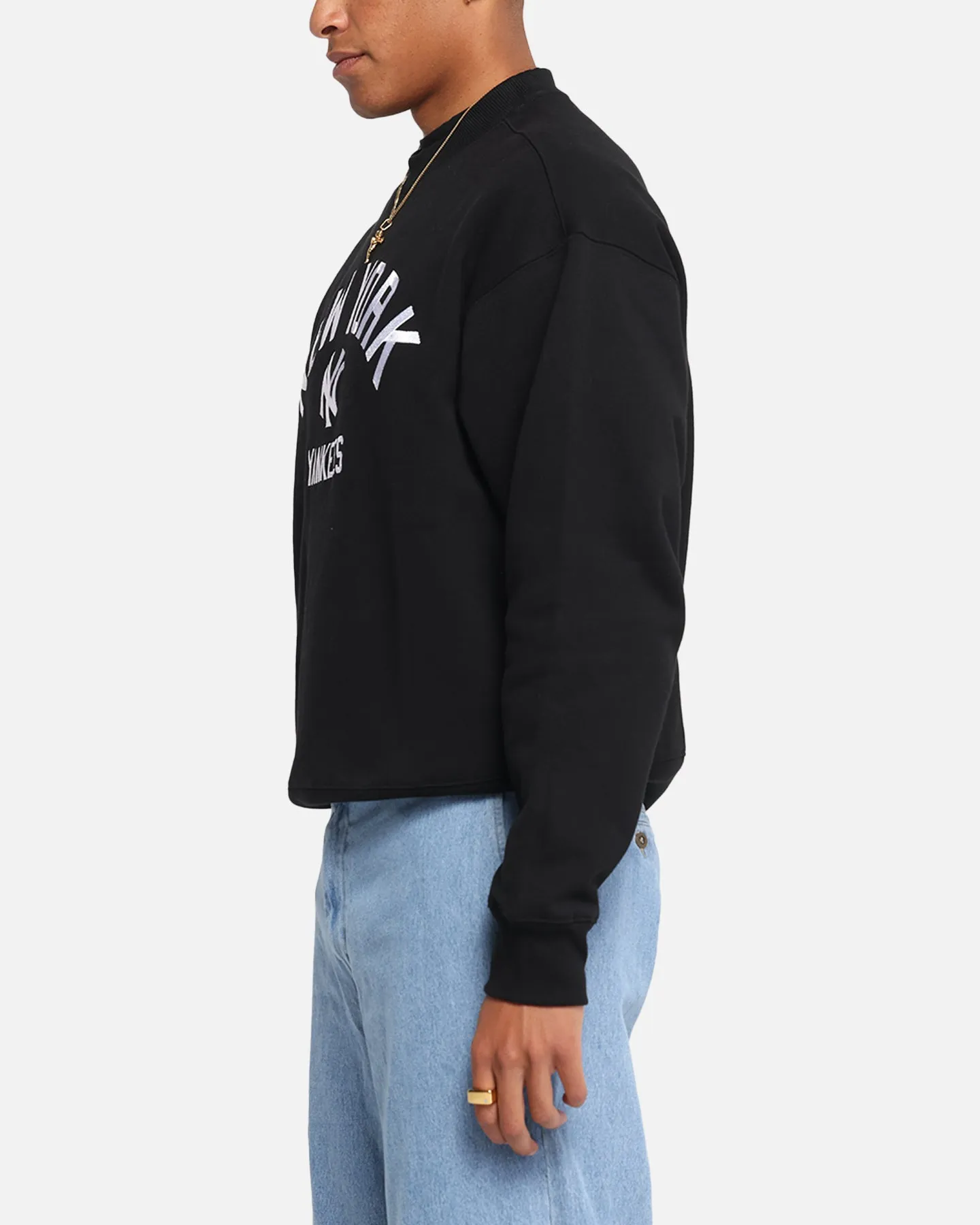 Majestic Athletic New York Yankees Arch Boxy Crewneck Black sold by Culture Kings product image thumbnail 5
