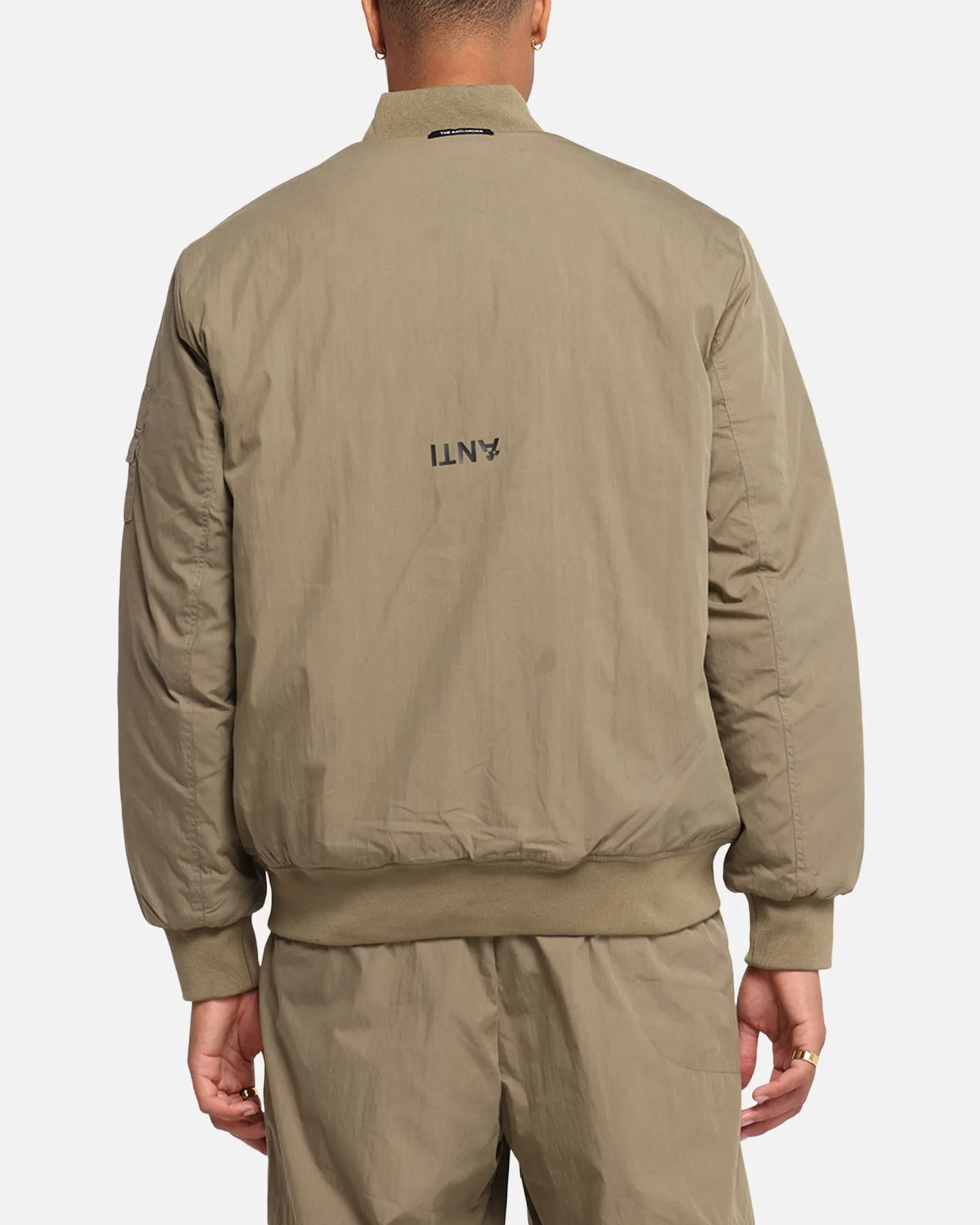 The Anti Order Anti Essential Oversized Bomber Jacket Dark Taupe sold by Culture Kings product image thumbnail 2