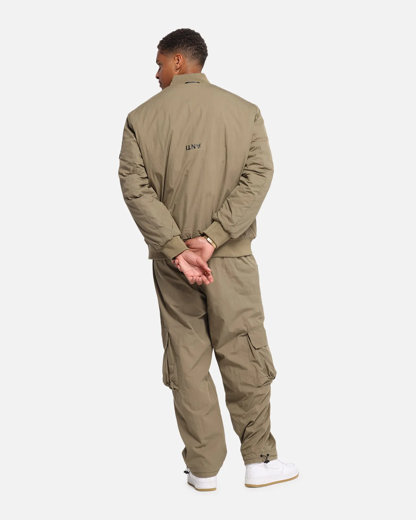 The Anti Order Anti Essential Oversized Bomber Jacket Dark Taupe sold by Culture Kings product image thumbnail 4