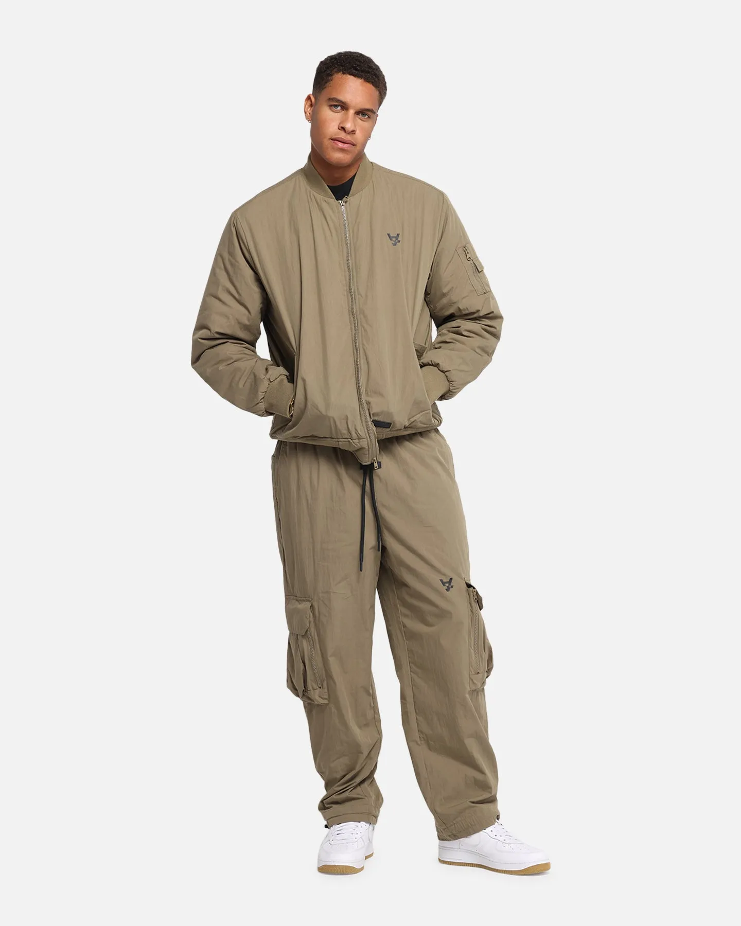 The Anti Order Anti Essential Oversized Bomber Jacket Dark Taupe sold by Culture Kings product image thumbnail 3