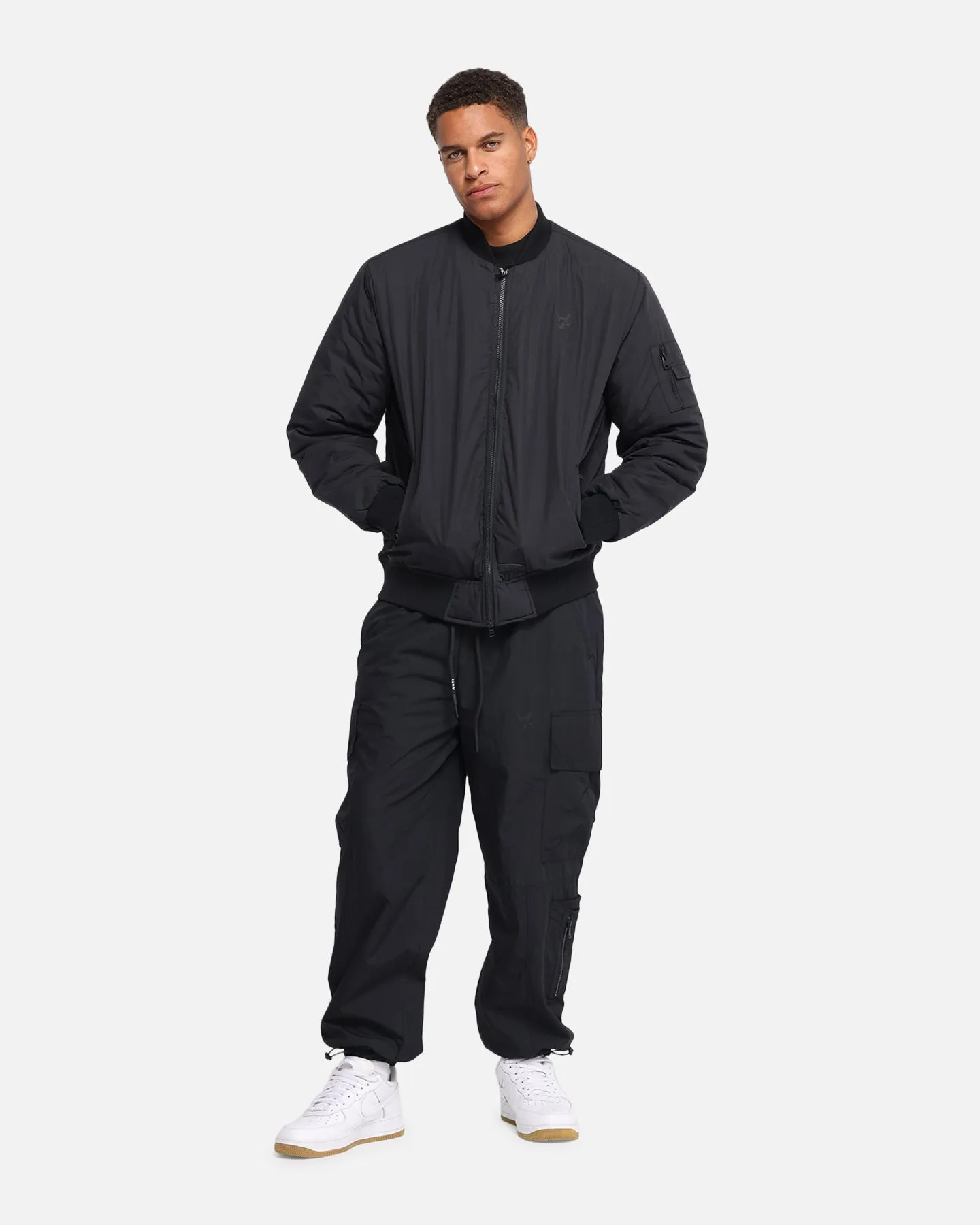 The Anti Order Anti Essential Oversized Bomber Jacket Black sold by Culture Kings product image thumbnail 3