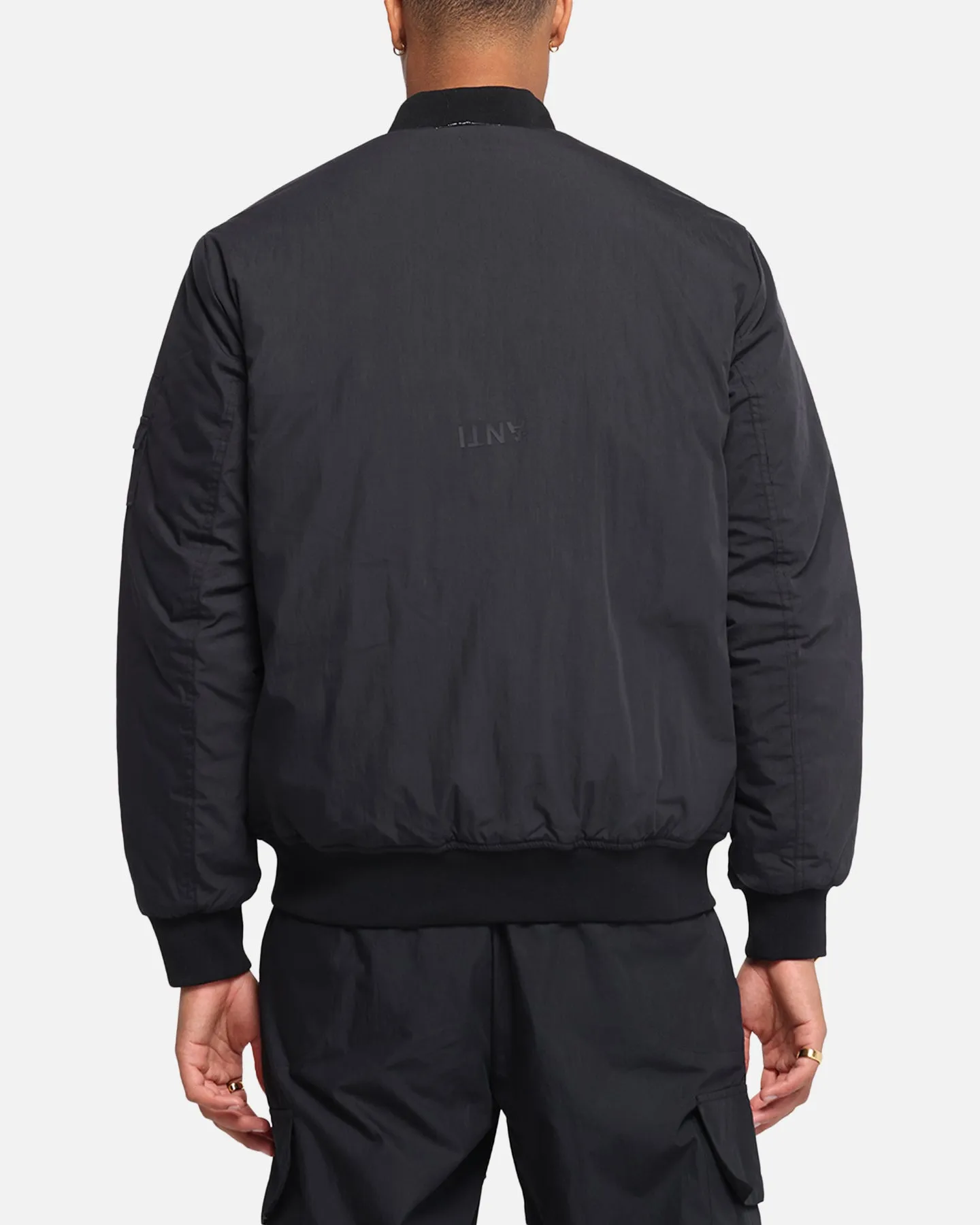 The Anti Order Anti Essential Oversized Bomber Jacket Black sold by Culture Kings product image thumbnail 2