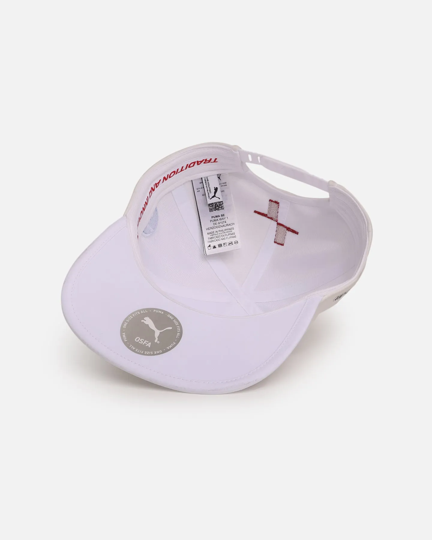Puma X Scuderia Ferrari Charles Leclerc Baseball Cap White sold by Culture Kings product image thumbnail 5