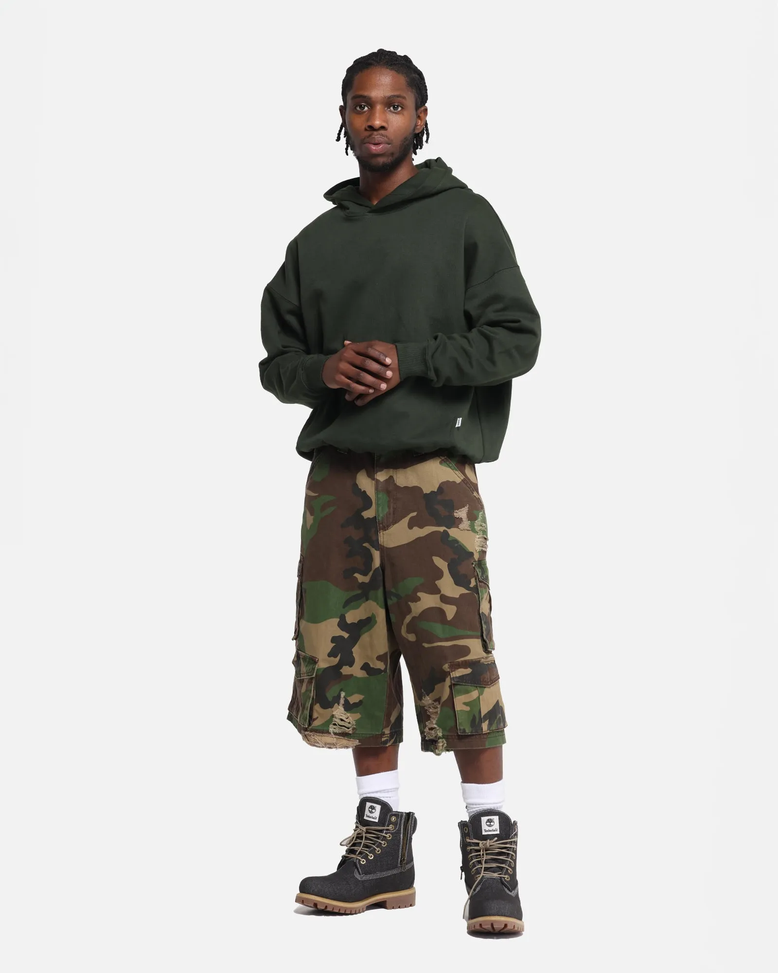 Carré Blanc Oversized Hoodie Dark Green sold by Culture Kings product image thumbnail 2