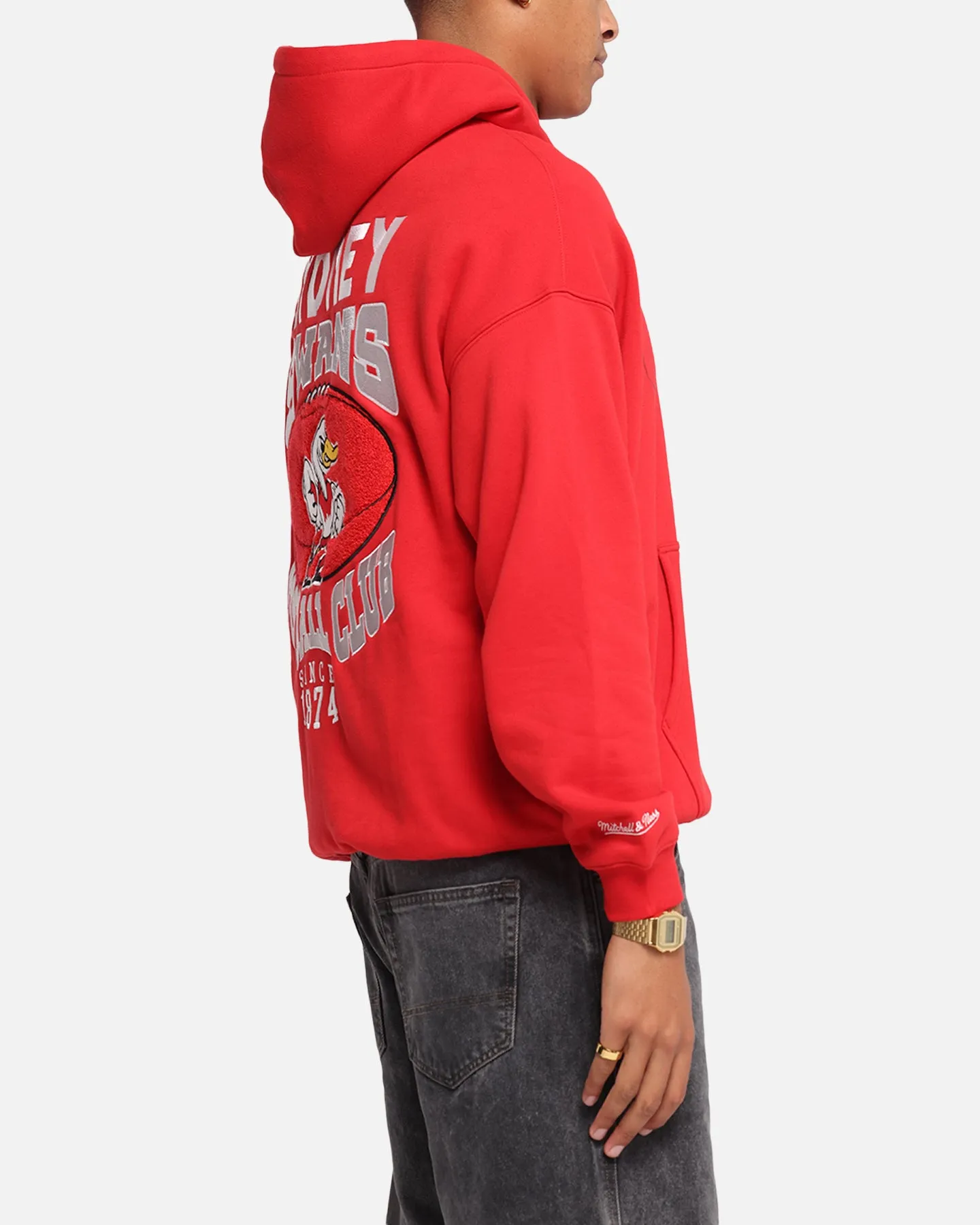 Mitchell & Ness Sydney Swans Team Hoodie Red sold by Culture Kings product image thumbnail 5