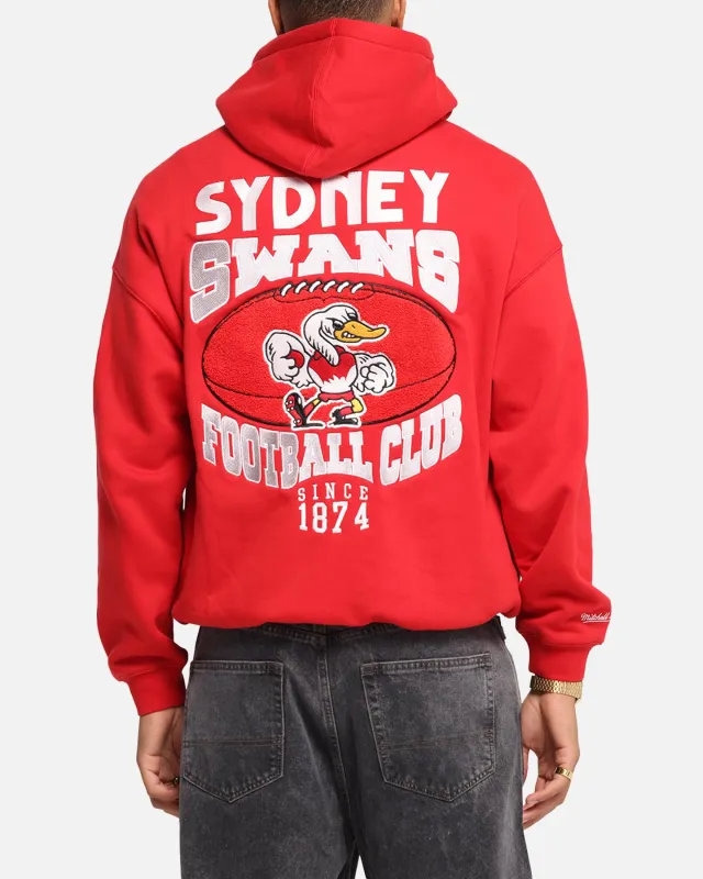 Mitchell & Ness Sydney Swans Team Hoodie Red sold by Culture Kings