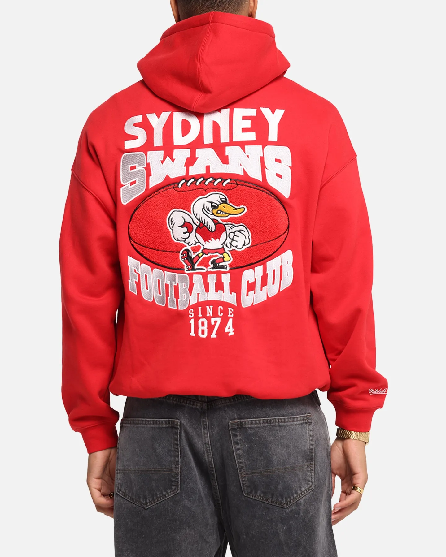 Mitchell & Ness Sydney Swans Team Hoodie Red sold by Culture Kings