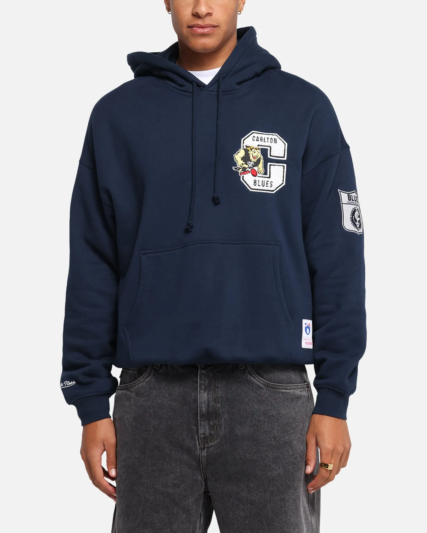 Mitchell & Ness Carlton Blues Team Hoodie Navy sold by Culture Kings product image thumbnail 2