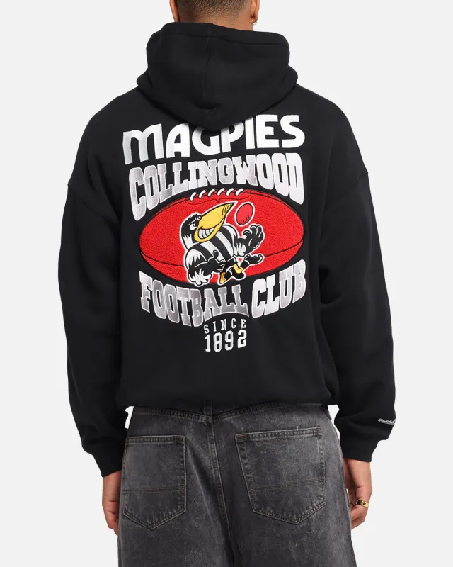 Mitchell & Ness Collingwood Magpies Team Hoodie Solid Black sold by Culture Kings