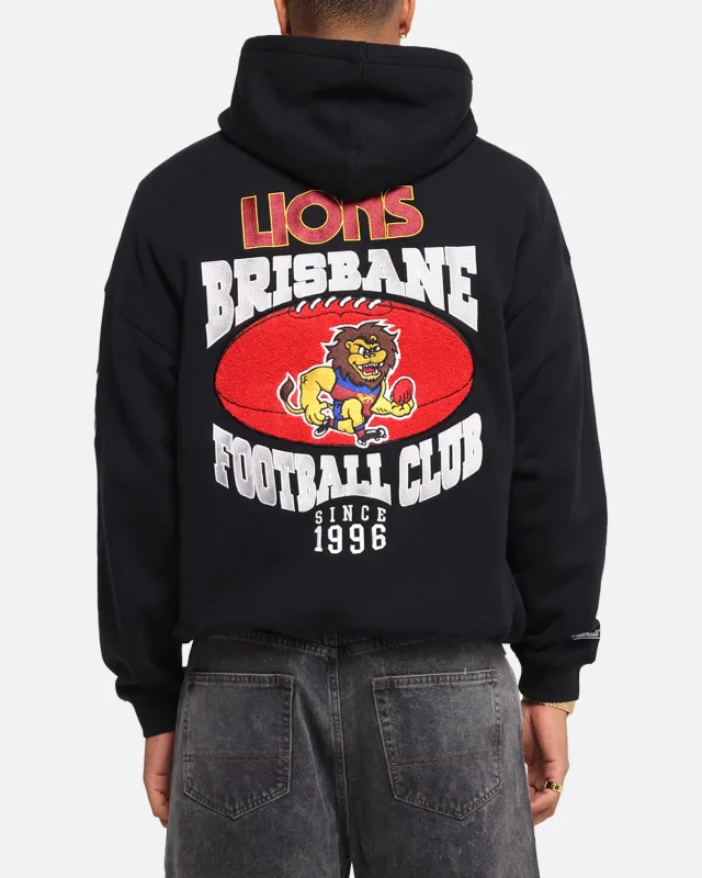 Mitchell & Ness Brisbane Lions Team Hoodie Solid Black sold by Culture Kings