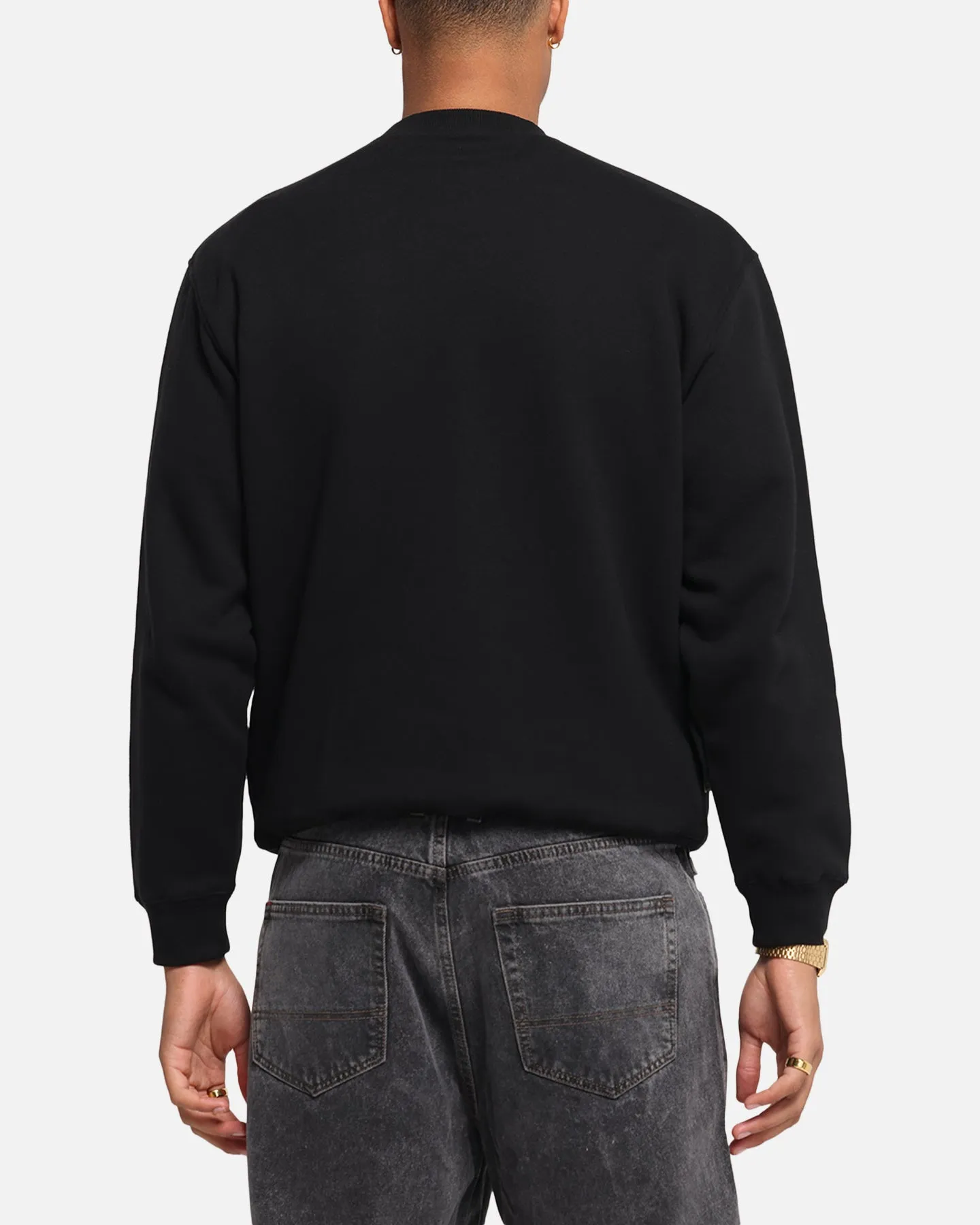 S Double Shawn Script Crewneck Black sold by Culture Kings product image thumbnail 3
