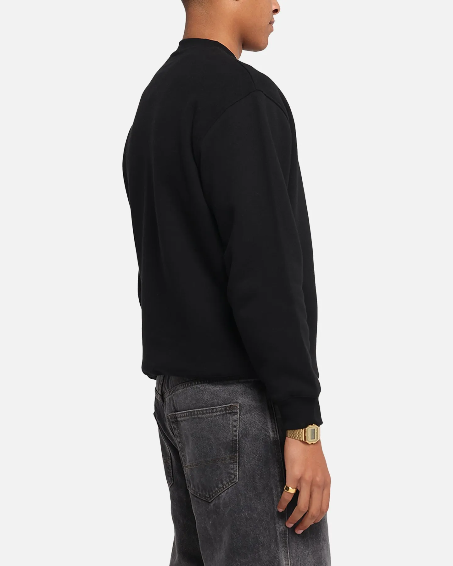 S Double Shawn Script Crewneck Black sold by Culture Kings product image thumbnail 4